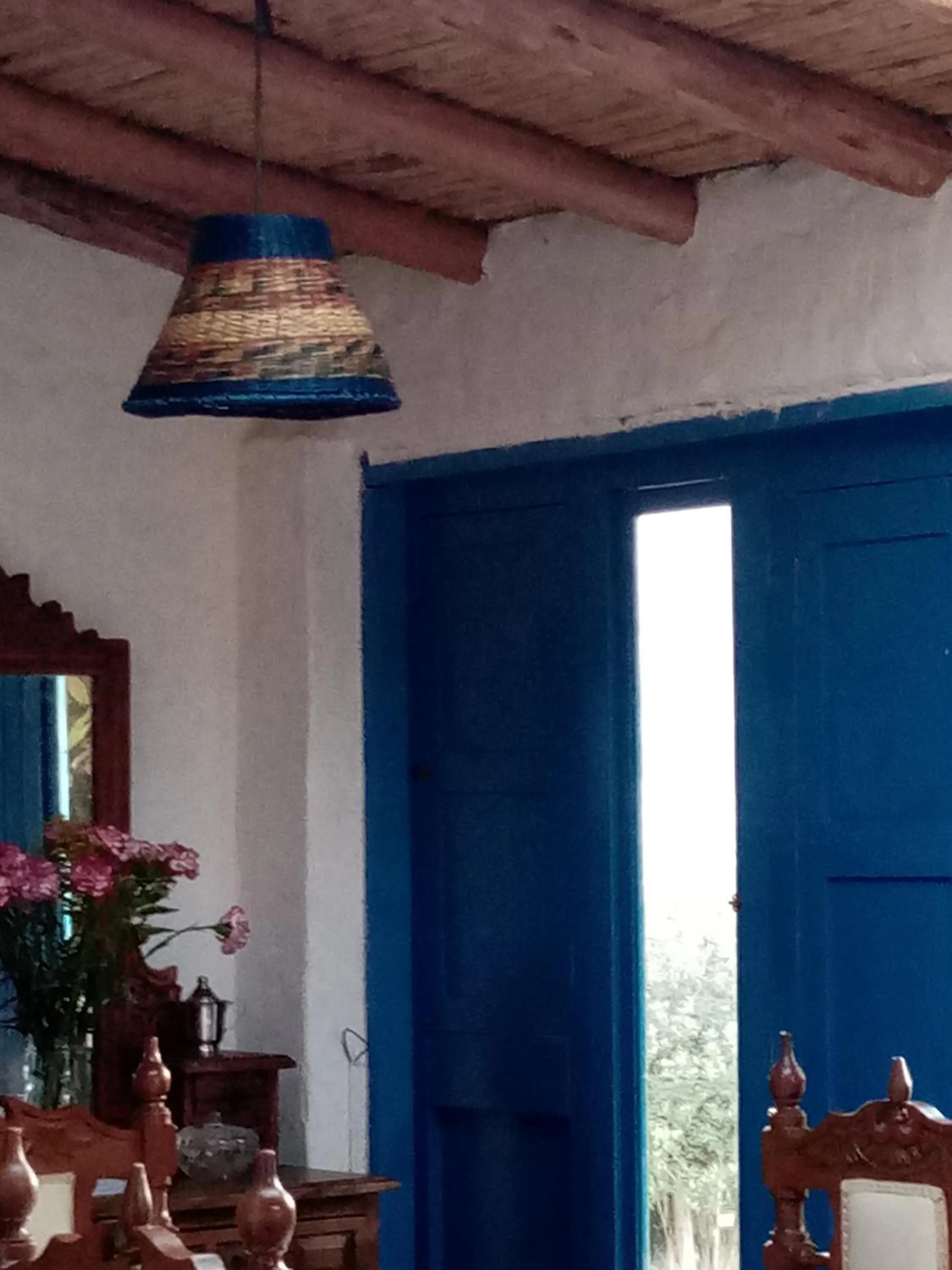 Communal kitchen in Estancia El Sol