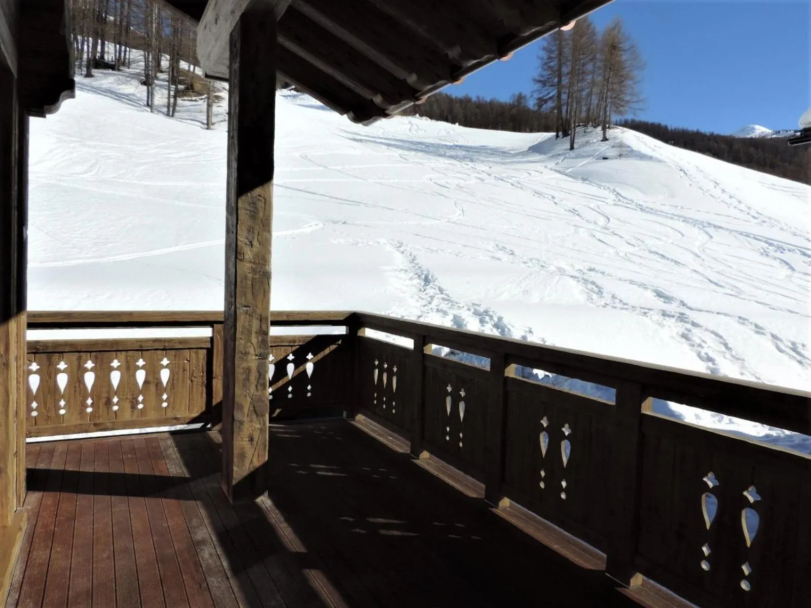 Balcony/Terrace in Tilio Chalet