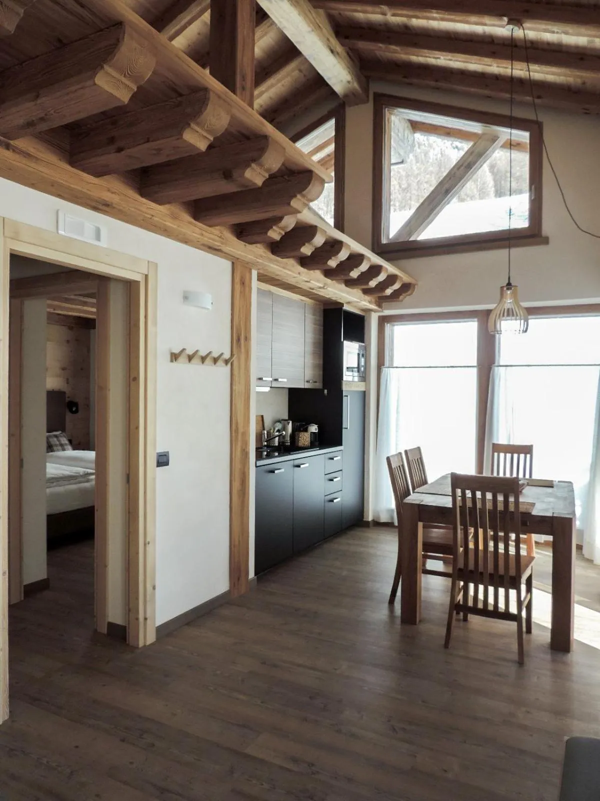 Kitchen or kitchenette in Tilio Chalet