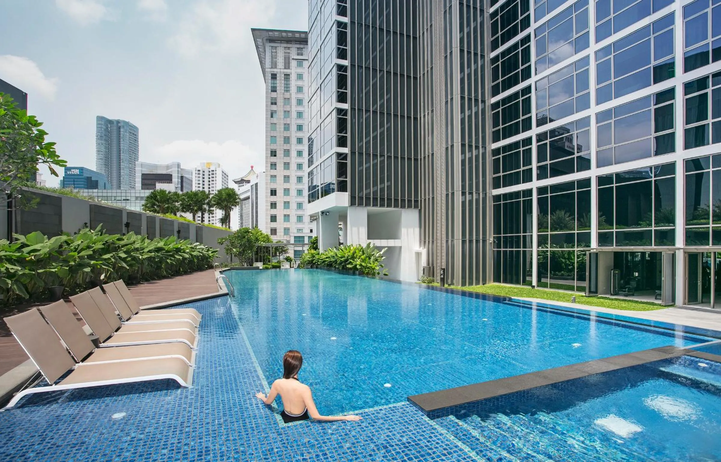 Swimming pool in Ascott Orchard Singapore