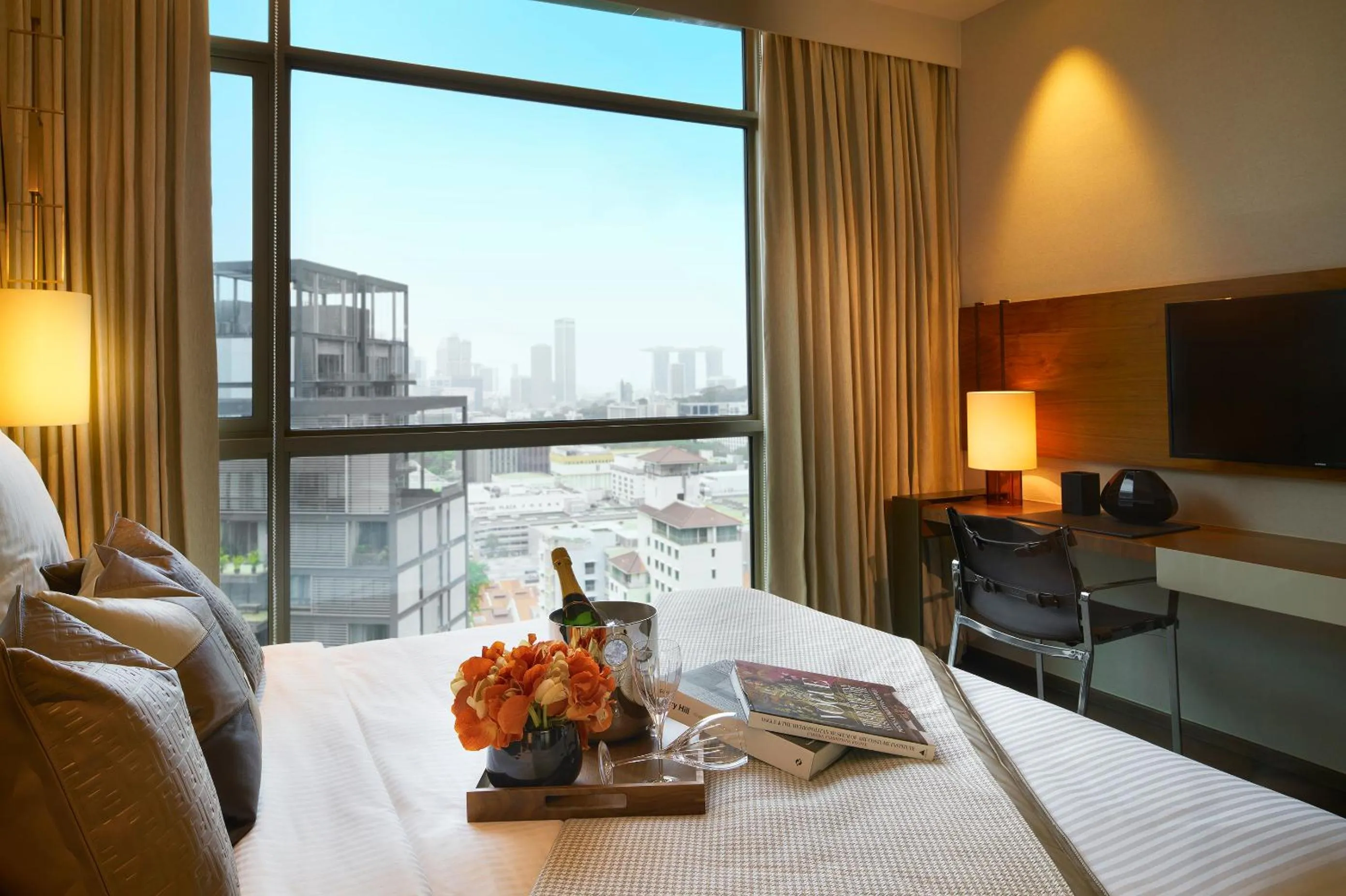 Bed in Ascott Orchard Singapore