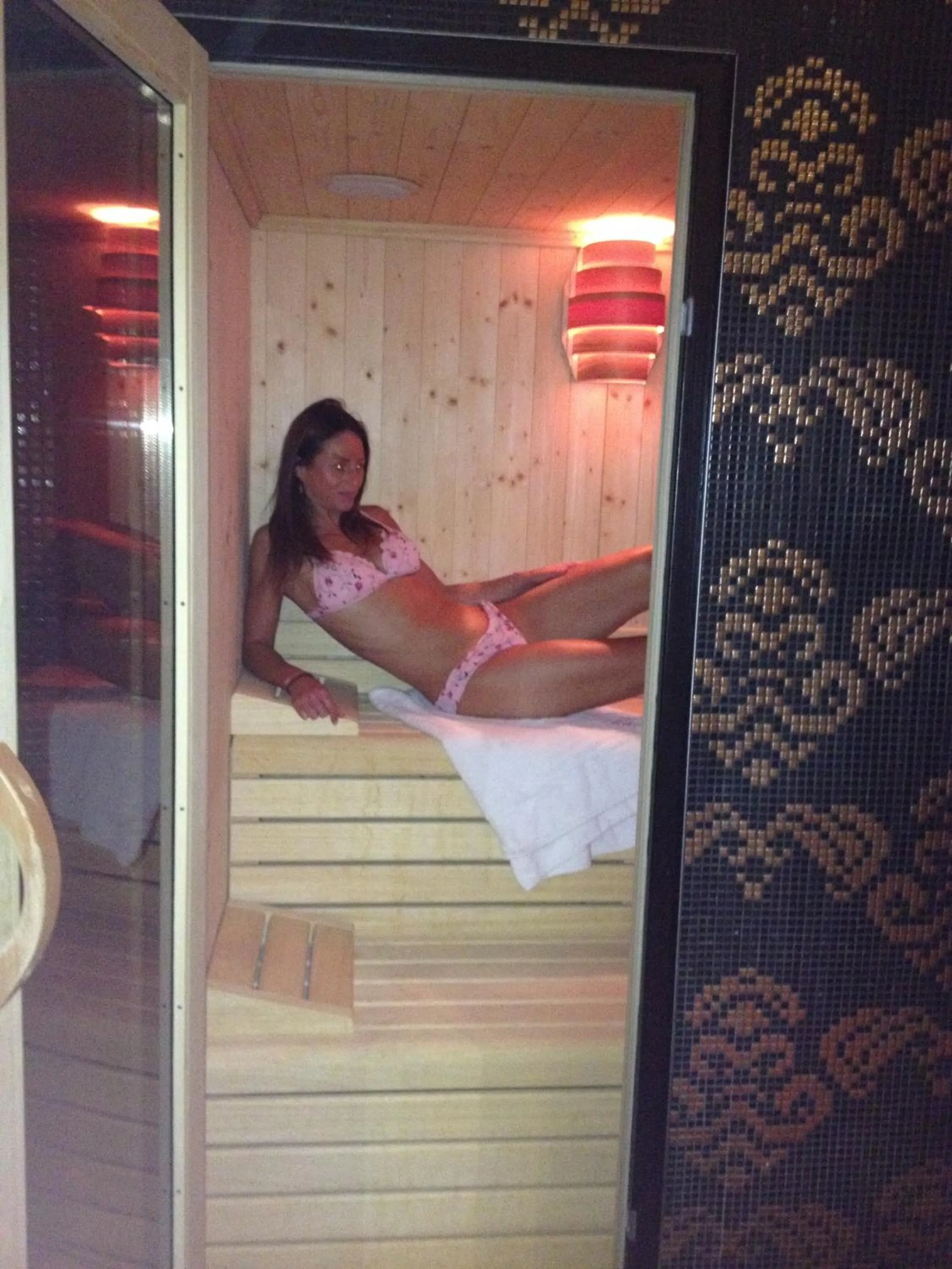 Hot Tub in Hotel Chateau Blanc