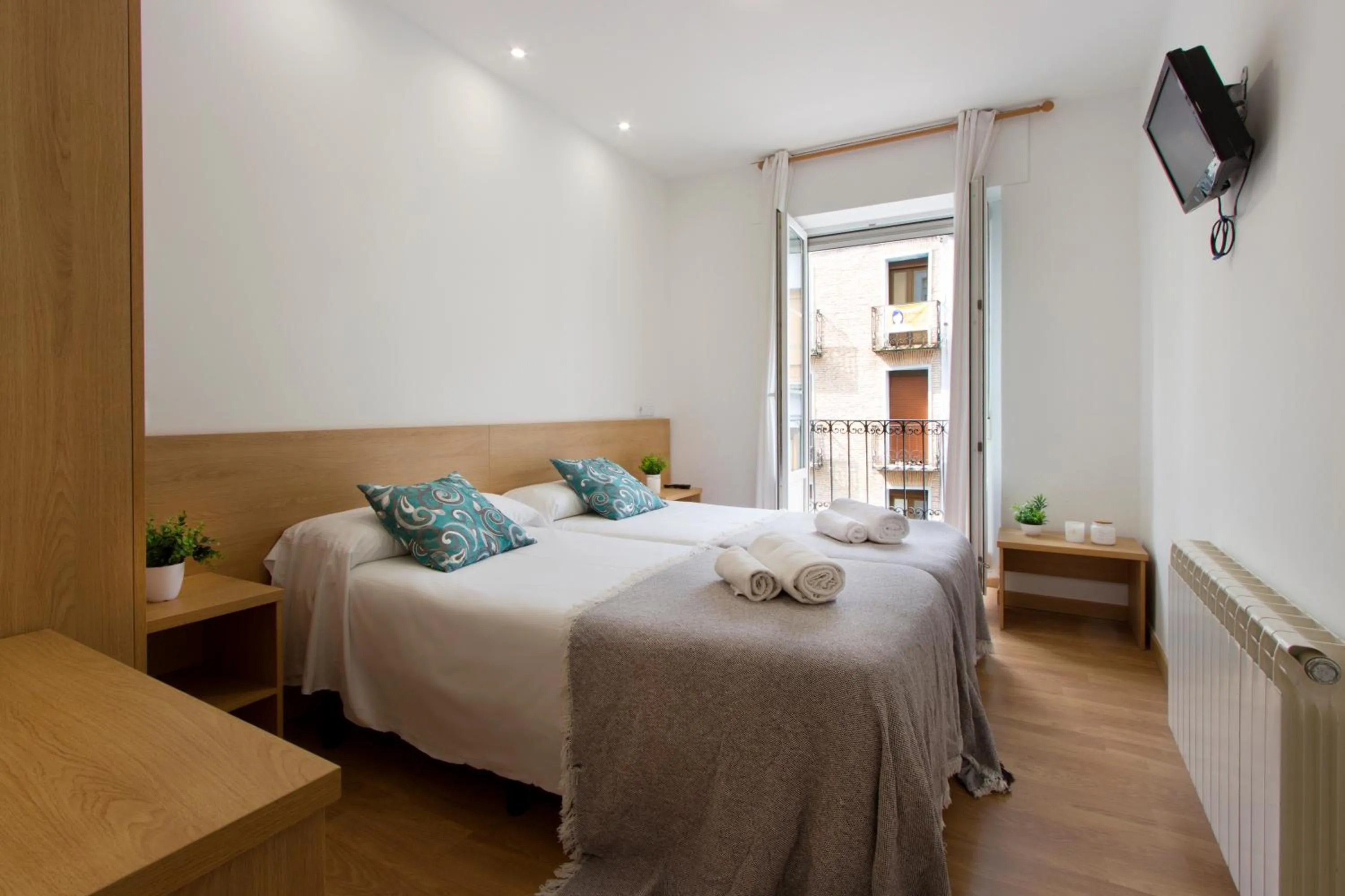 Bed in Hostal La Numantina