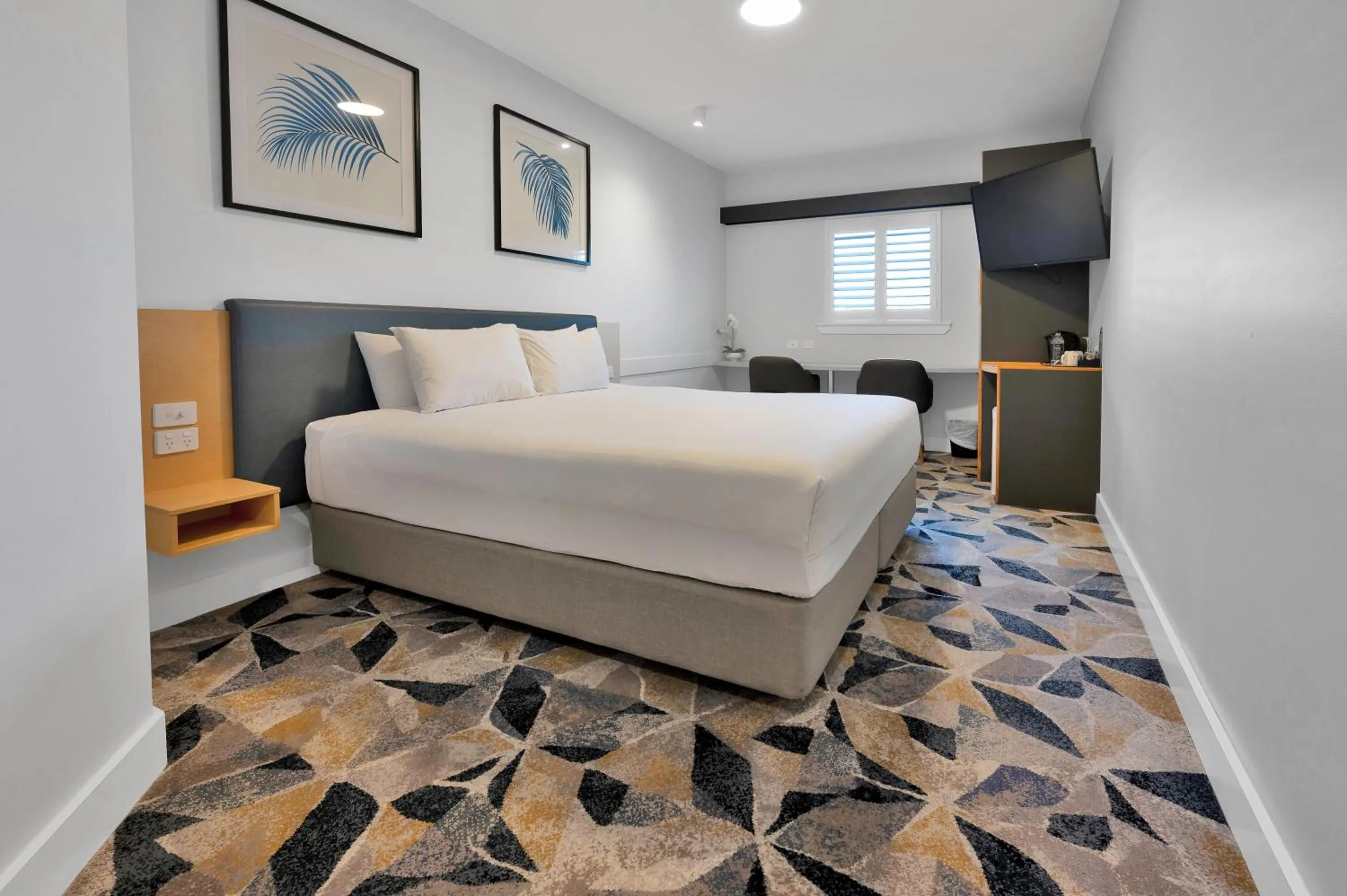 Photo of the whole room, Bed in The Palmer Collective