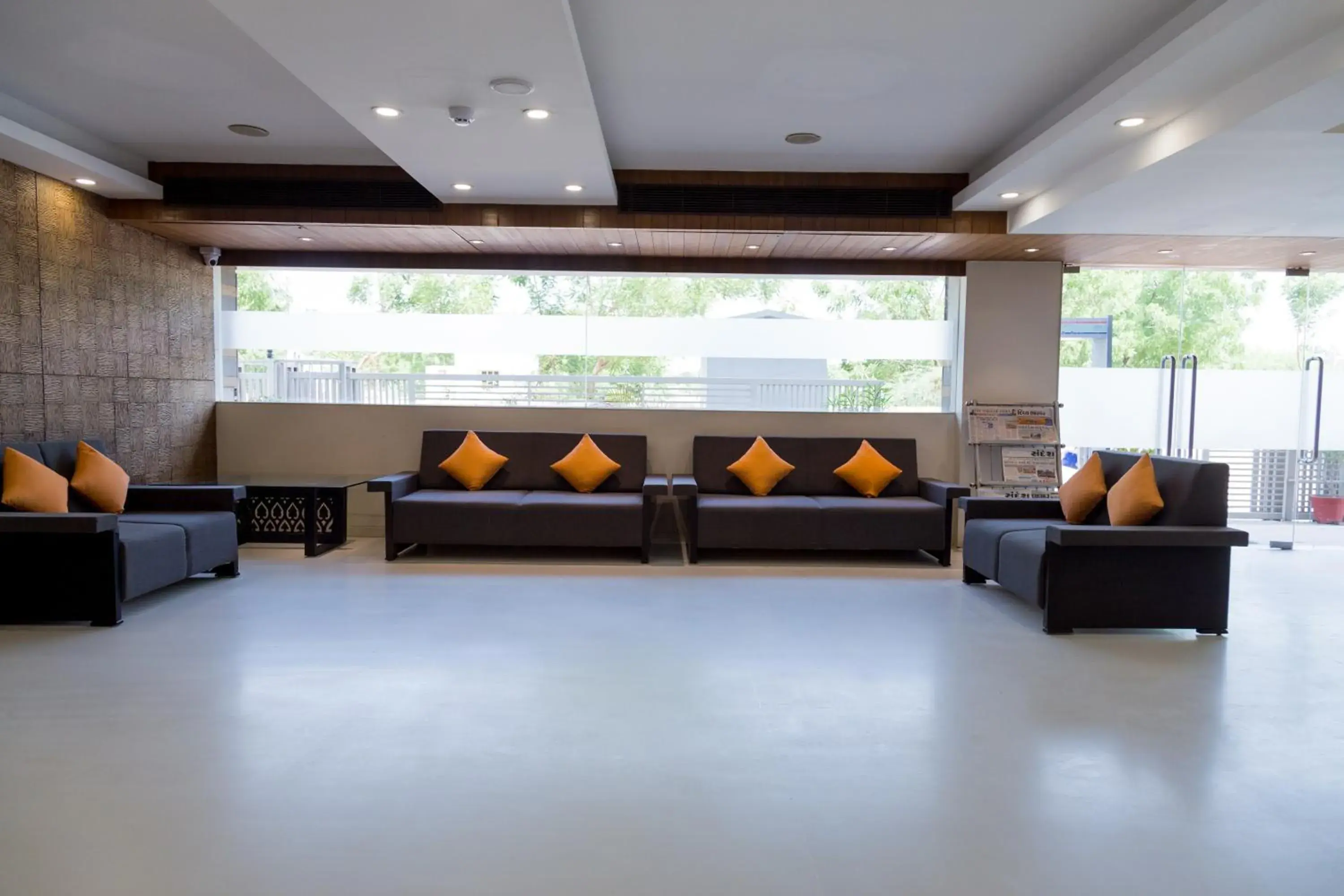 Lobby or reception in Ginger Ahmedabad SG Road Lobby or reception in Ginger Ahmedabad SG Road