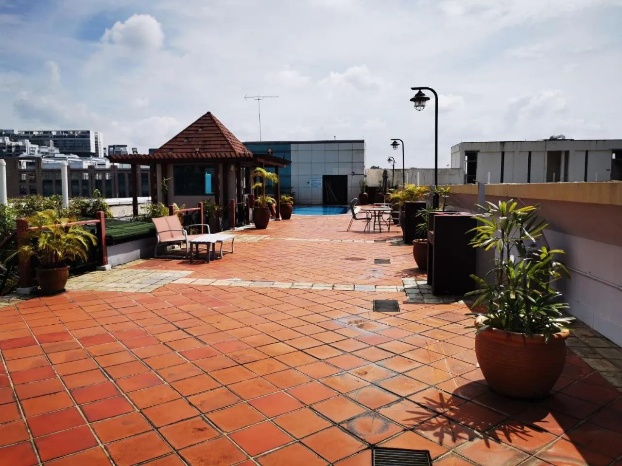 BBQ facilities in Orchard Point Serviced Apartments