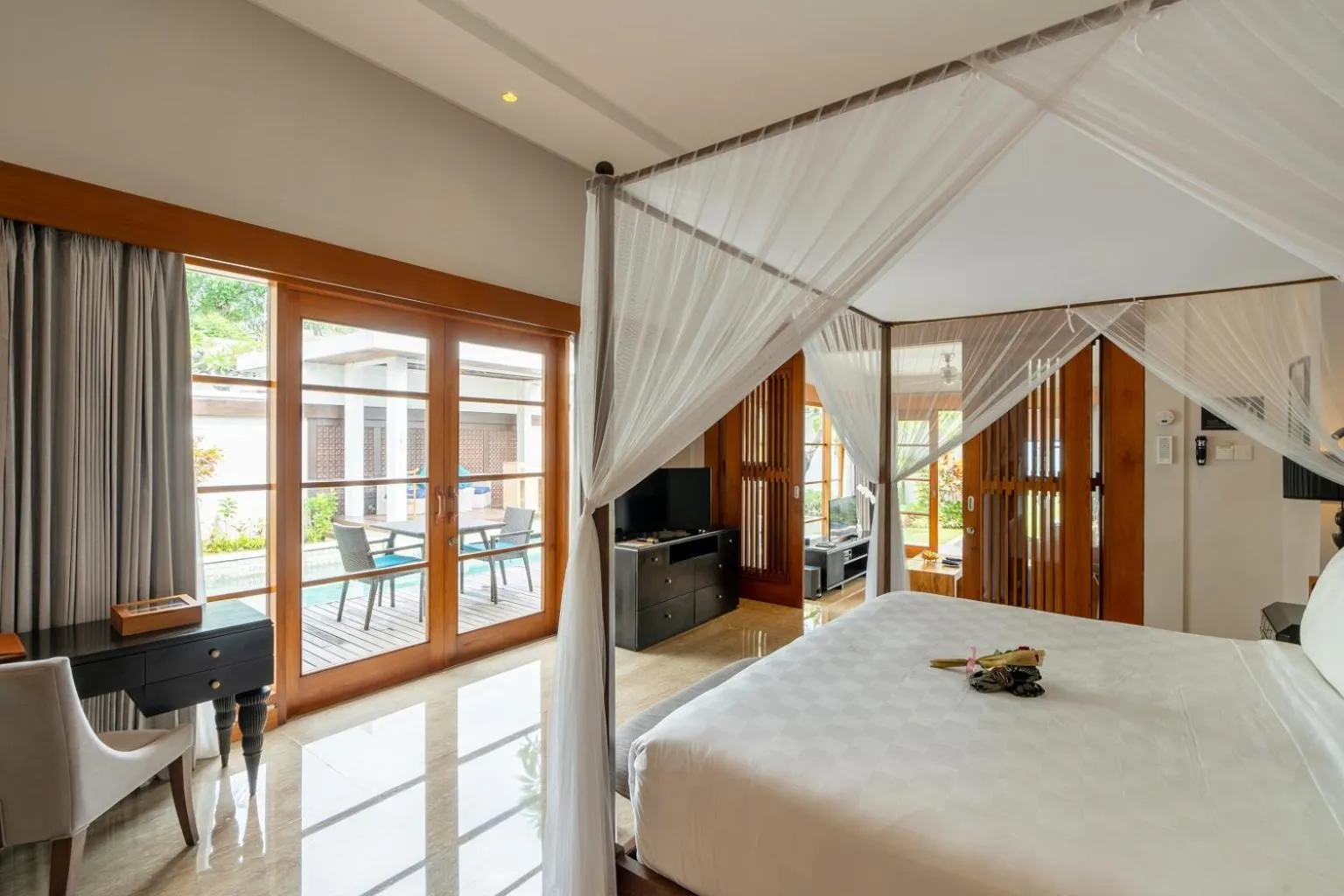 Bed in The Samaya Seminyak Bali