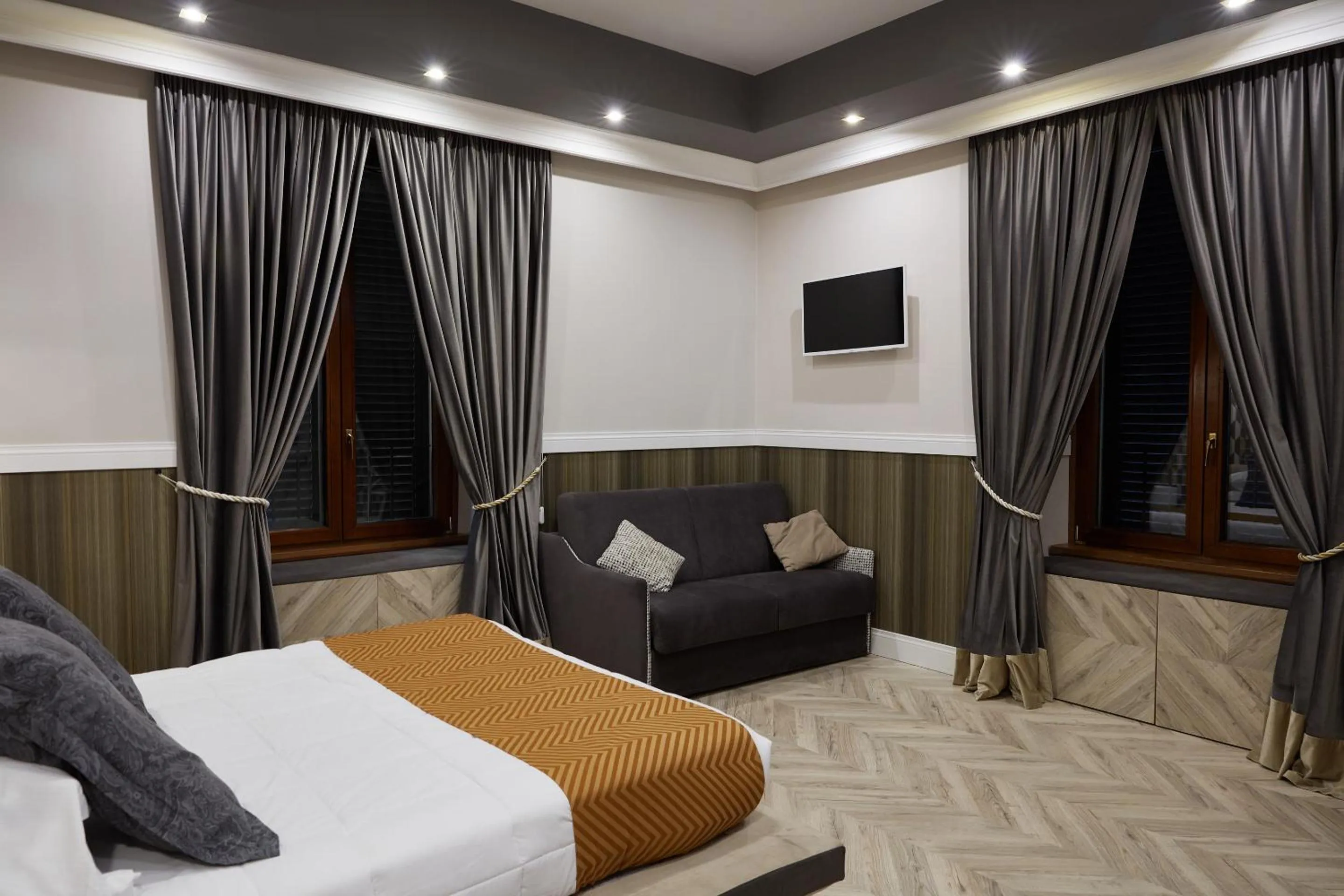 Bedroom, Bed in Hotel Roma Vaticano