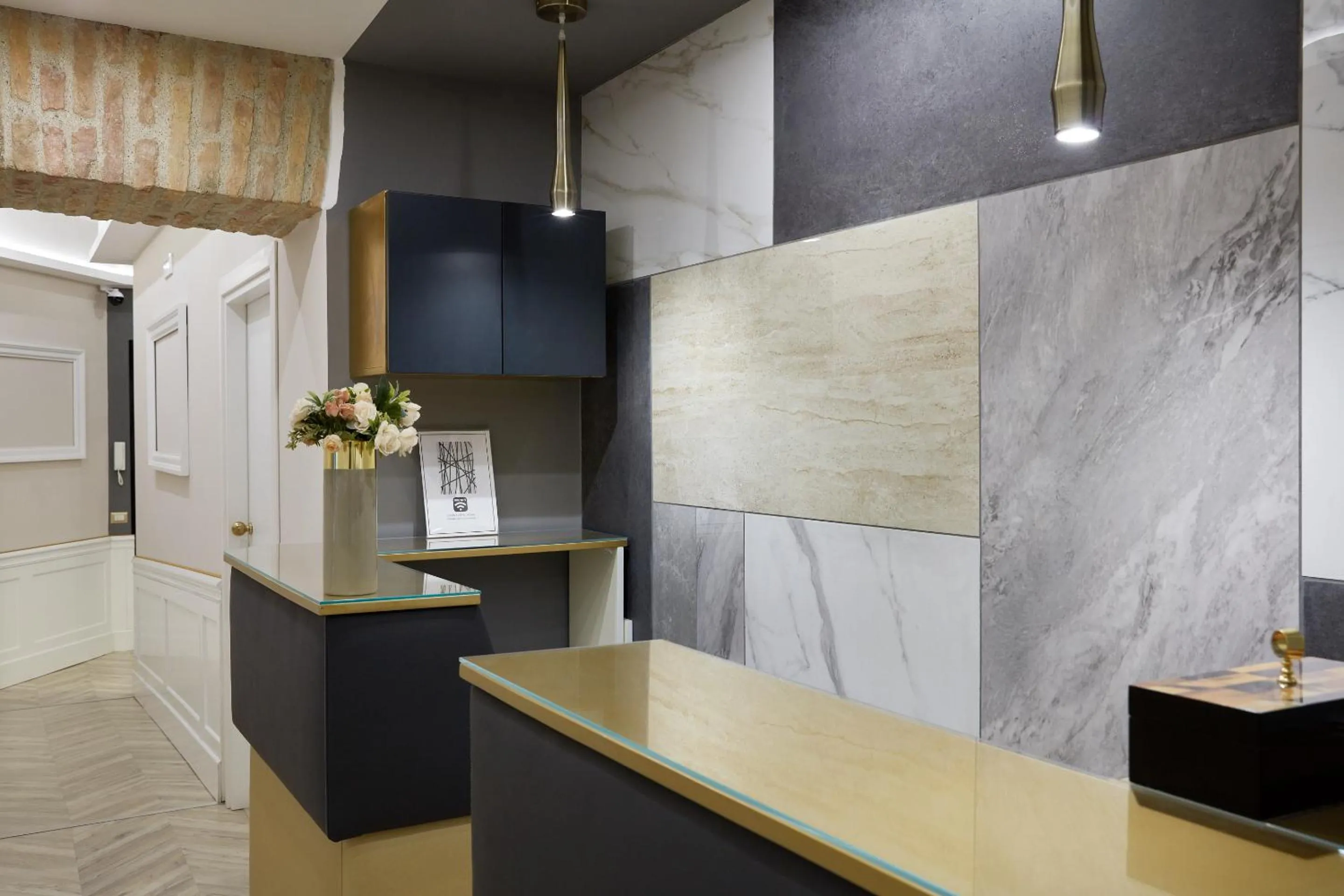 Lobby or reception in Hotel Roma Vaticano