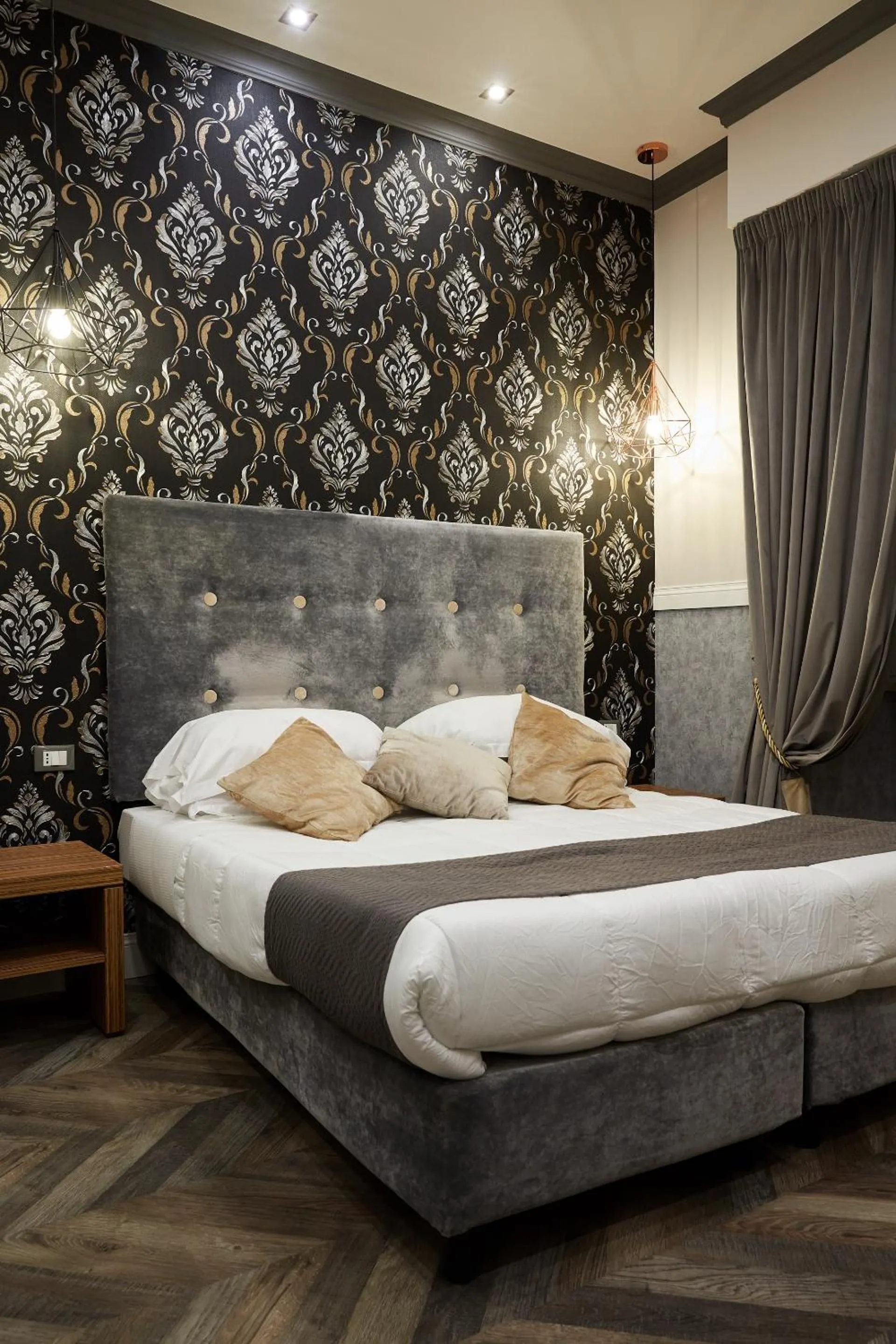 Bed in Hotel Roma Vaticano