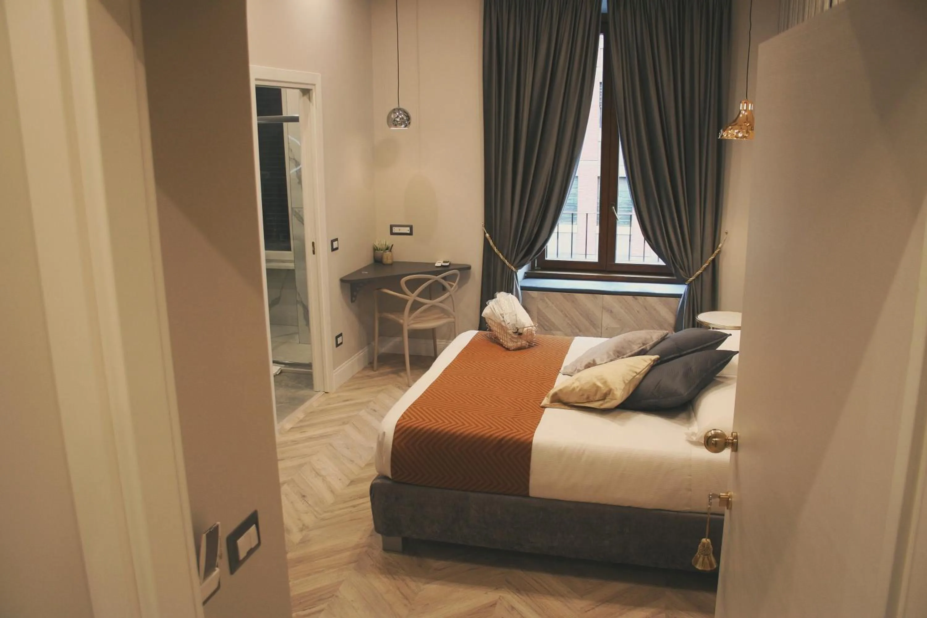 Bedroom, Bed in Hotel Roma Vaticano