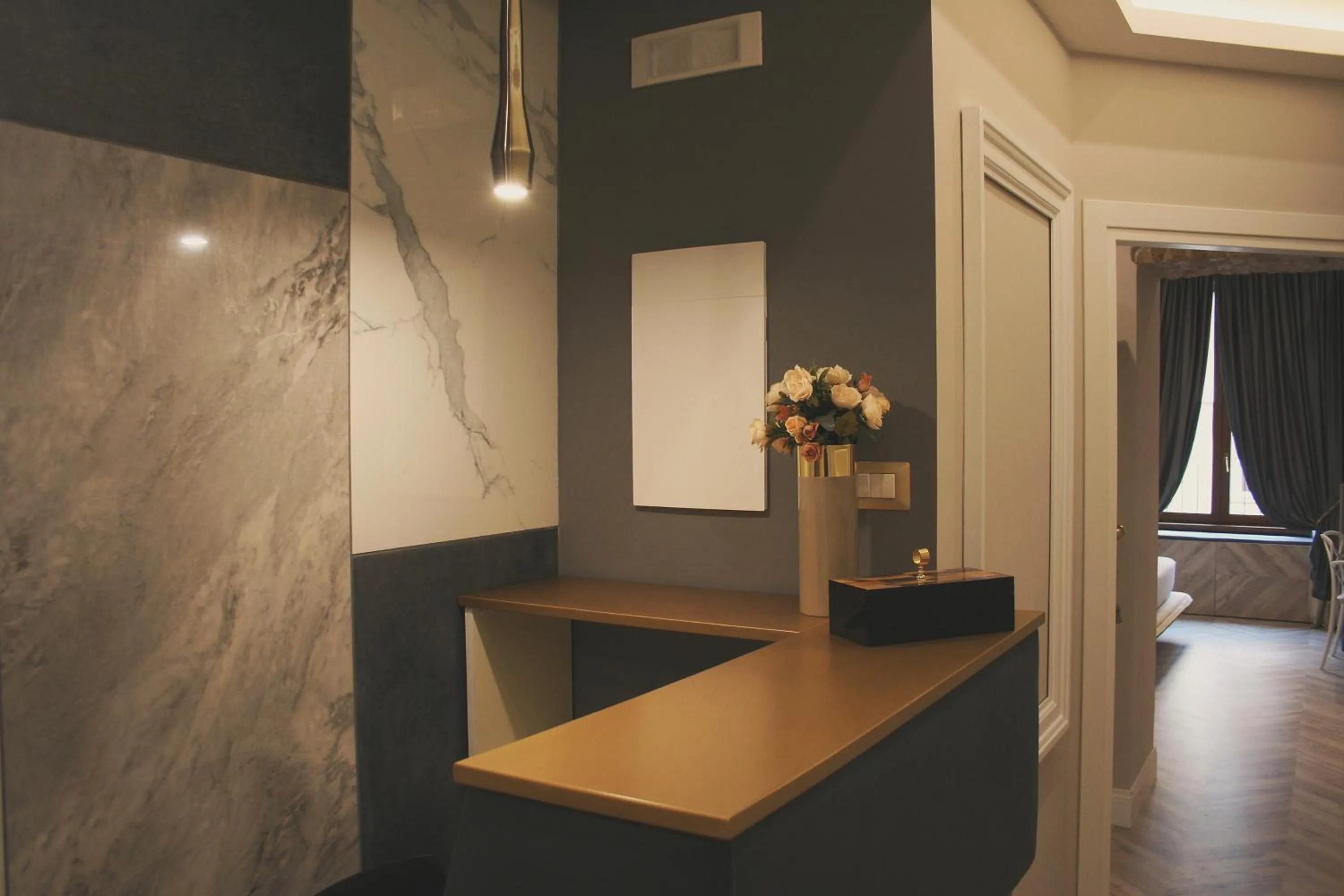 Lobby or reception in Hotel Roma Vaticano