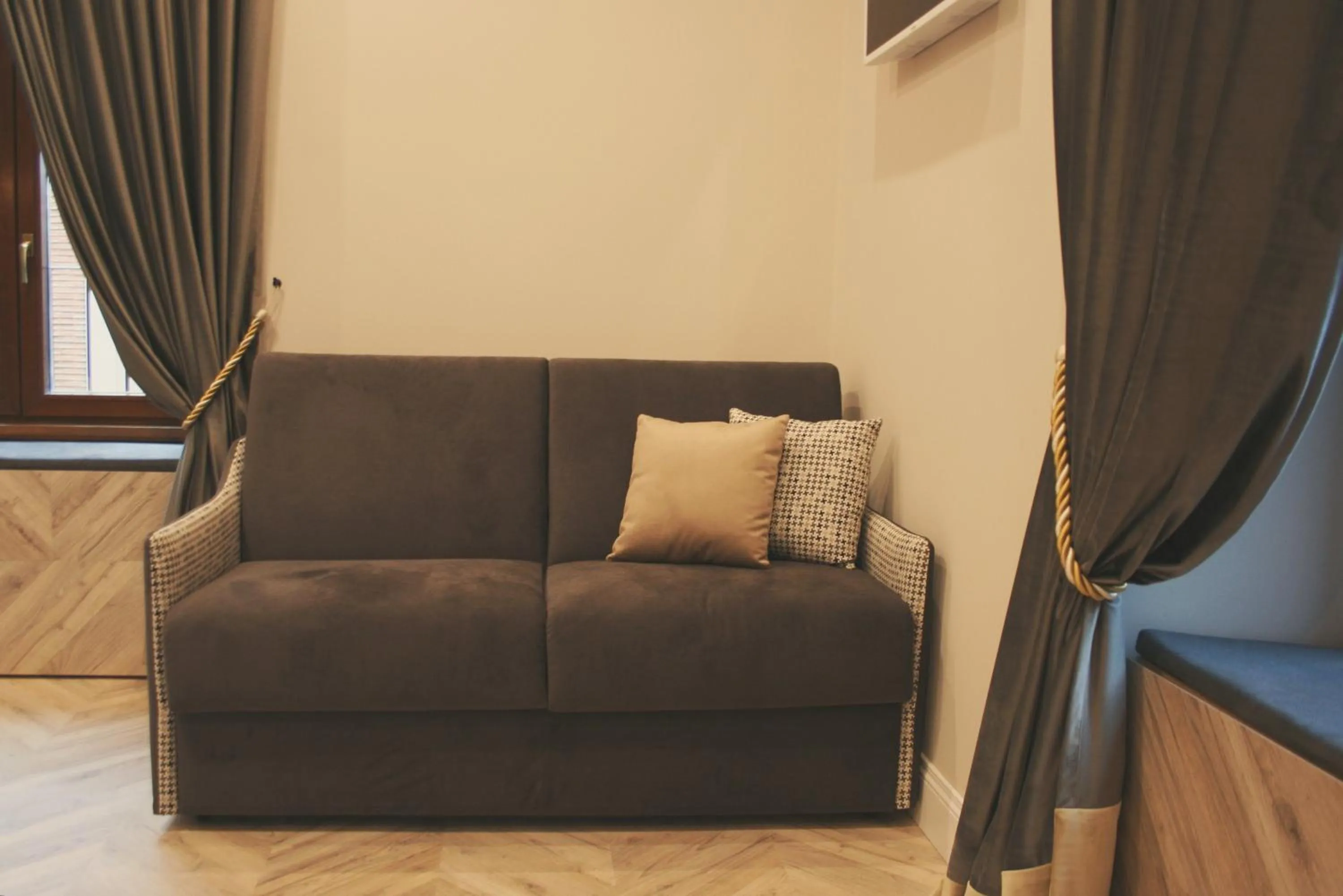Seating area in Hotel Roma Vaticano