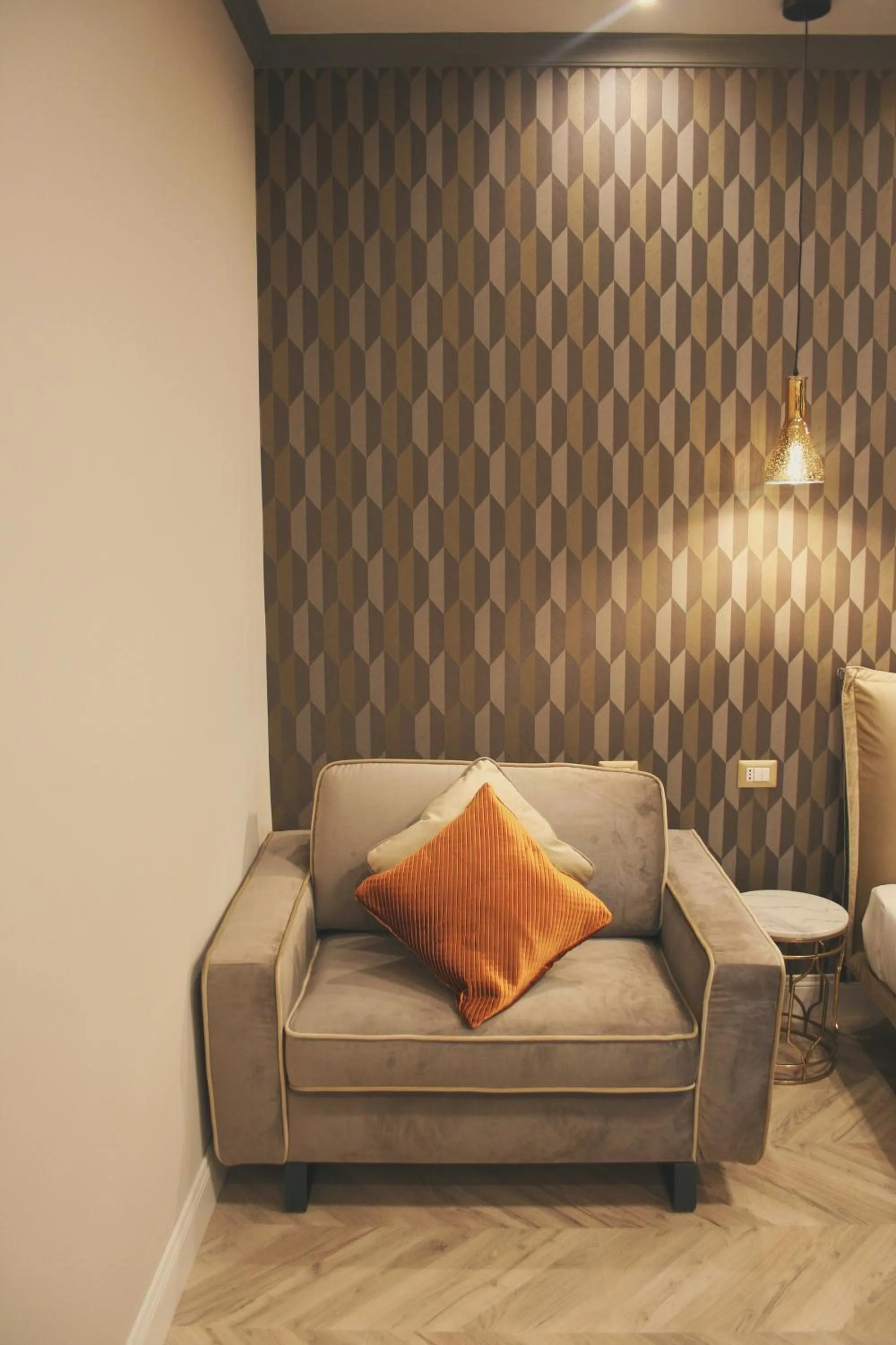 Seating area in Hotel Roma Vaticano