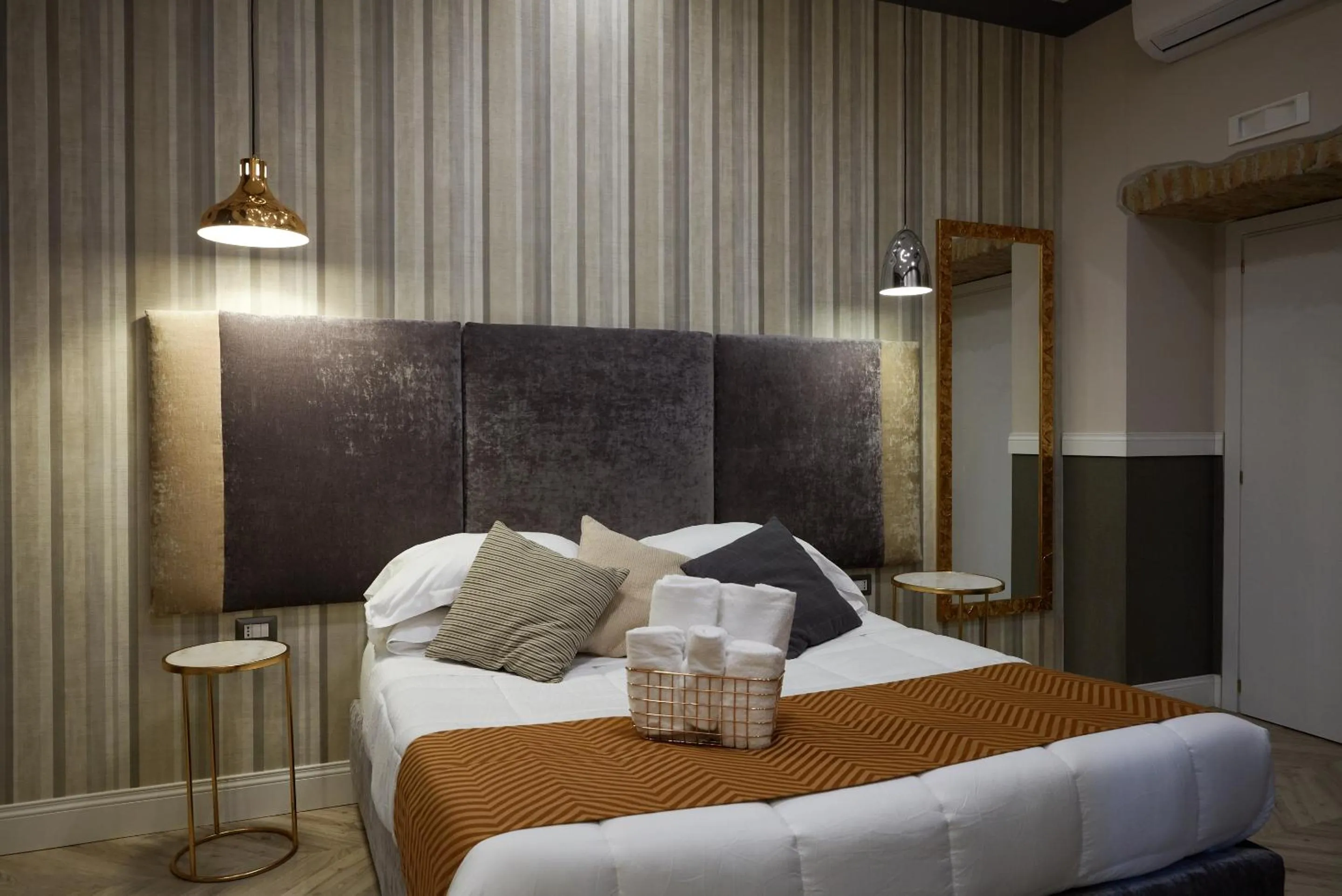 Bed in Hotel Roma Vaticano