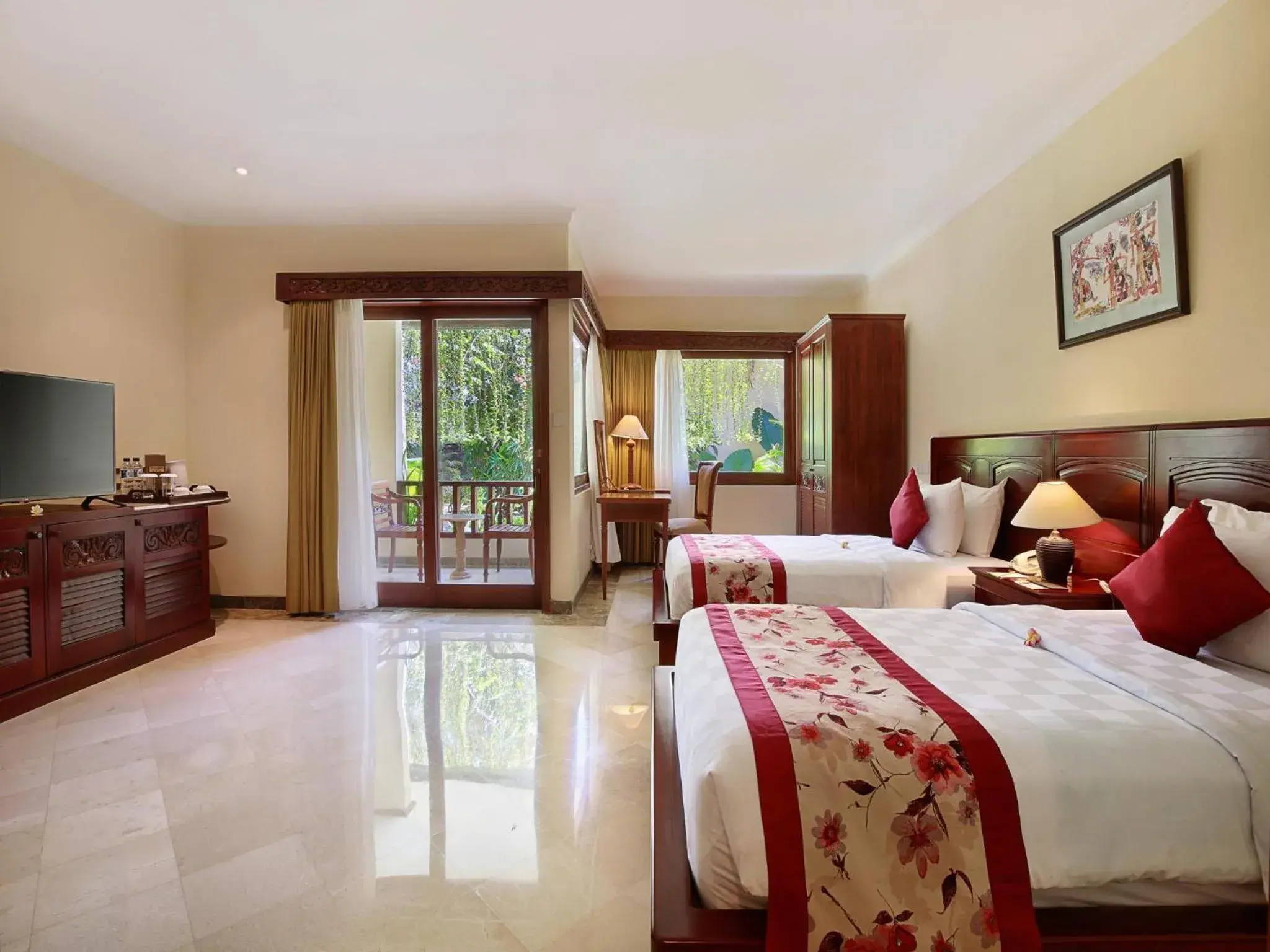 Deluxe Double or Twin Room with Garden View in The Grand Bali Nusa Dua Deluxe Double or Twin Room with Garden View in The Grand Bali Nusa Dua