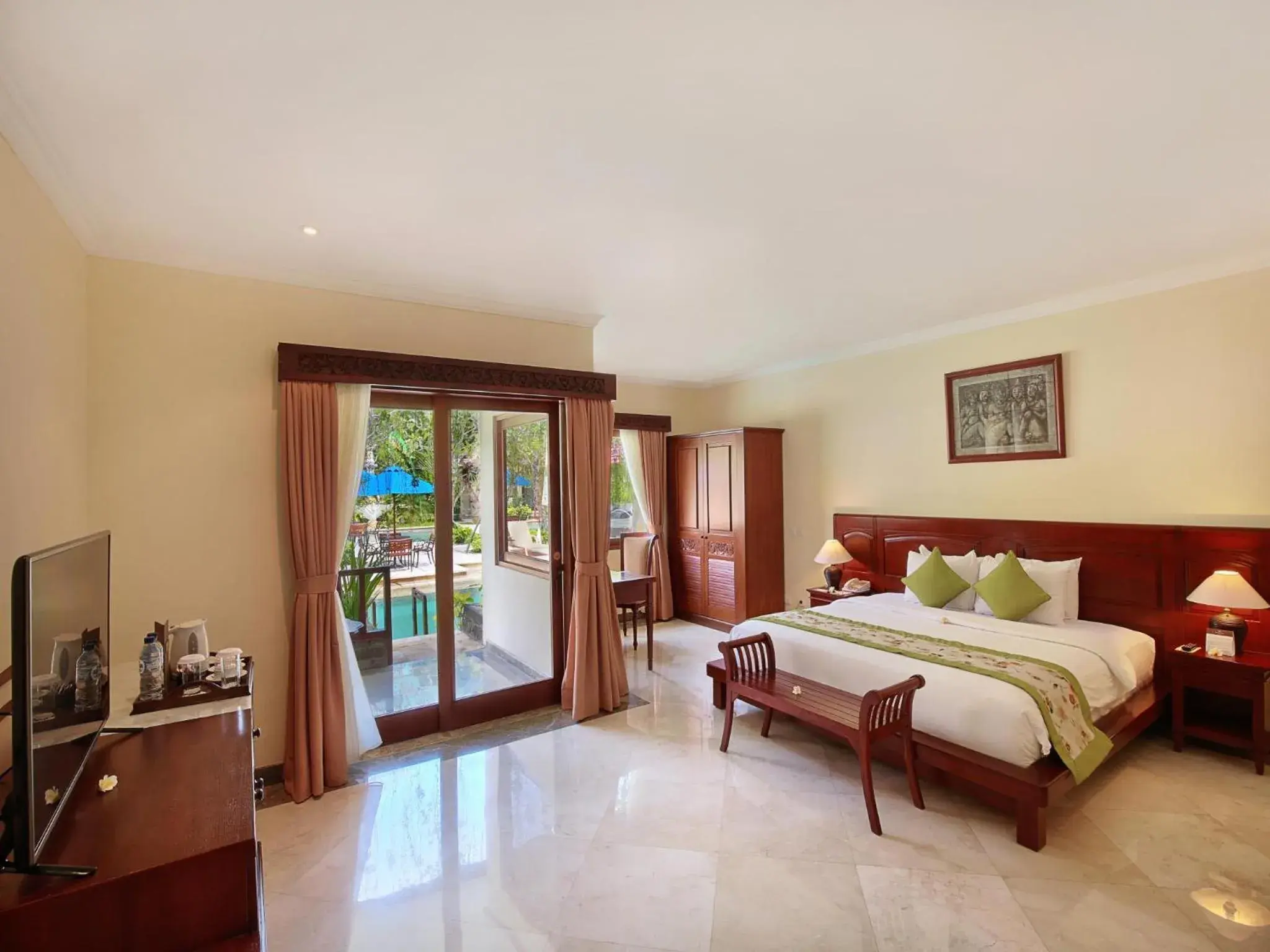 Deluxe Double Room with Pool Access in The Grand Bali Nusa Dua Deluxe Double Room with Pool Access in The Grand Bali Nusa Dua