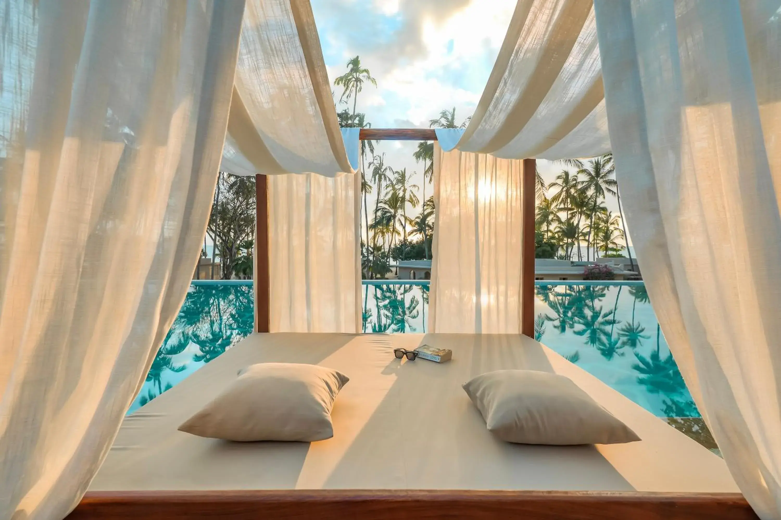 Pool view in Diamonds Mapenzi Beach Pool view in Diamonds Mapenzi Beach