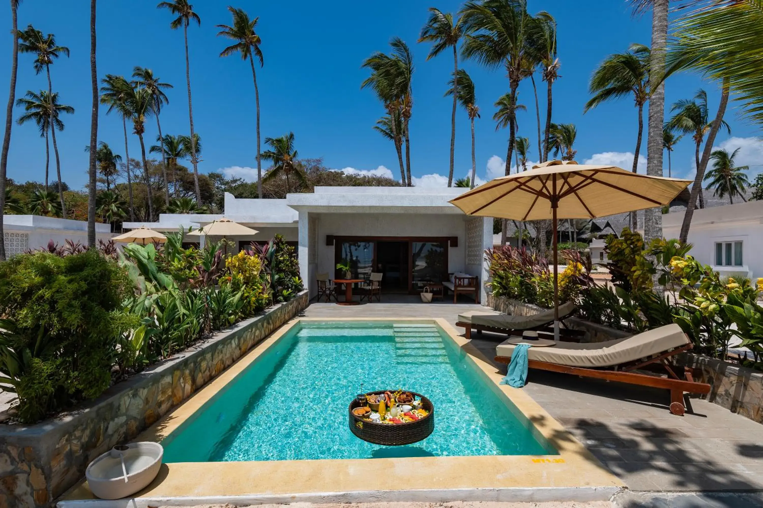 Pool view in Diamonds Mapenzi Beach Pool view in Diamonds Mapenzi Beach