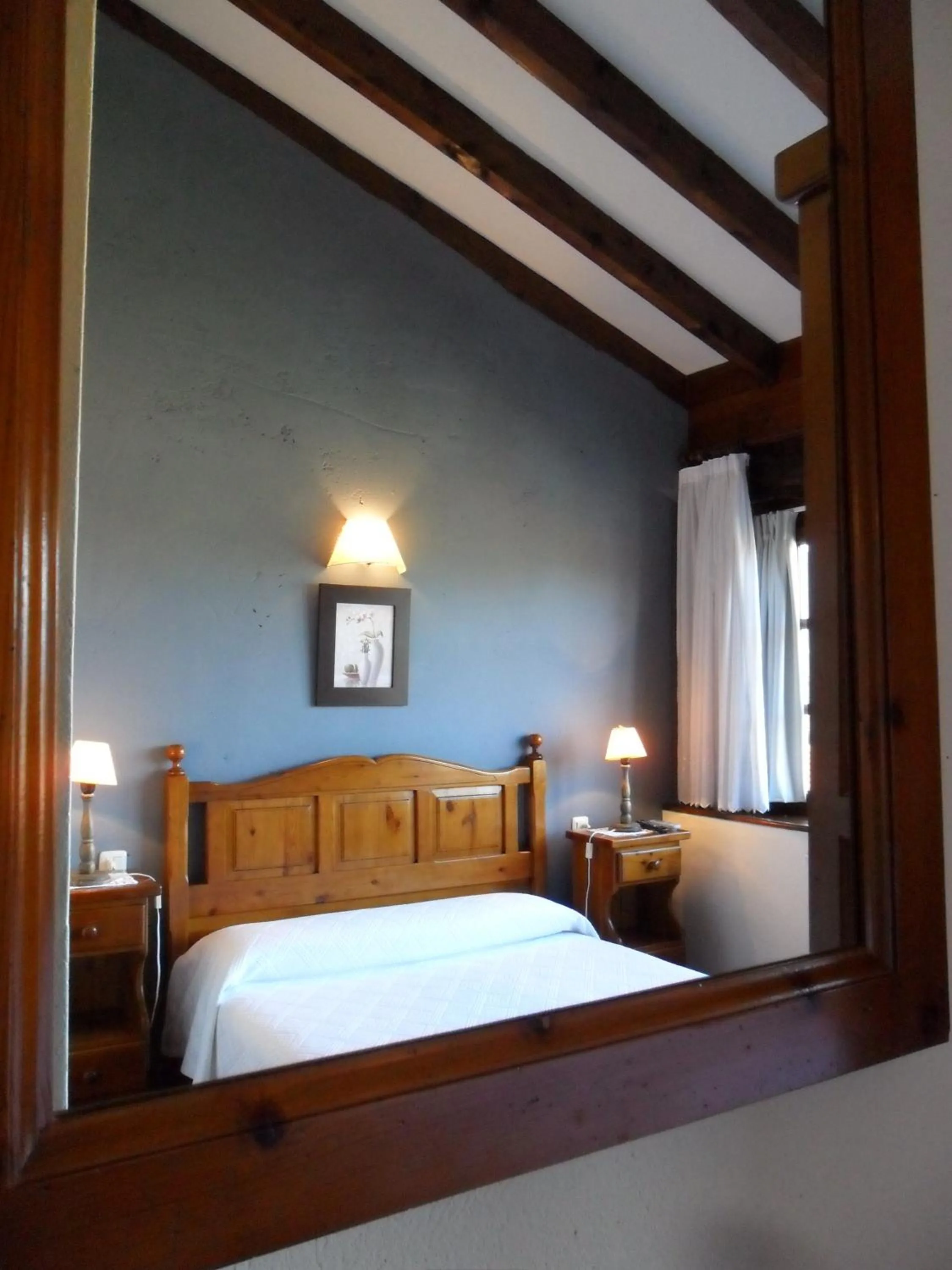 Decorative detail, Bed in Hotel La Llosona