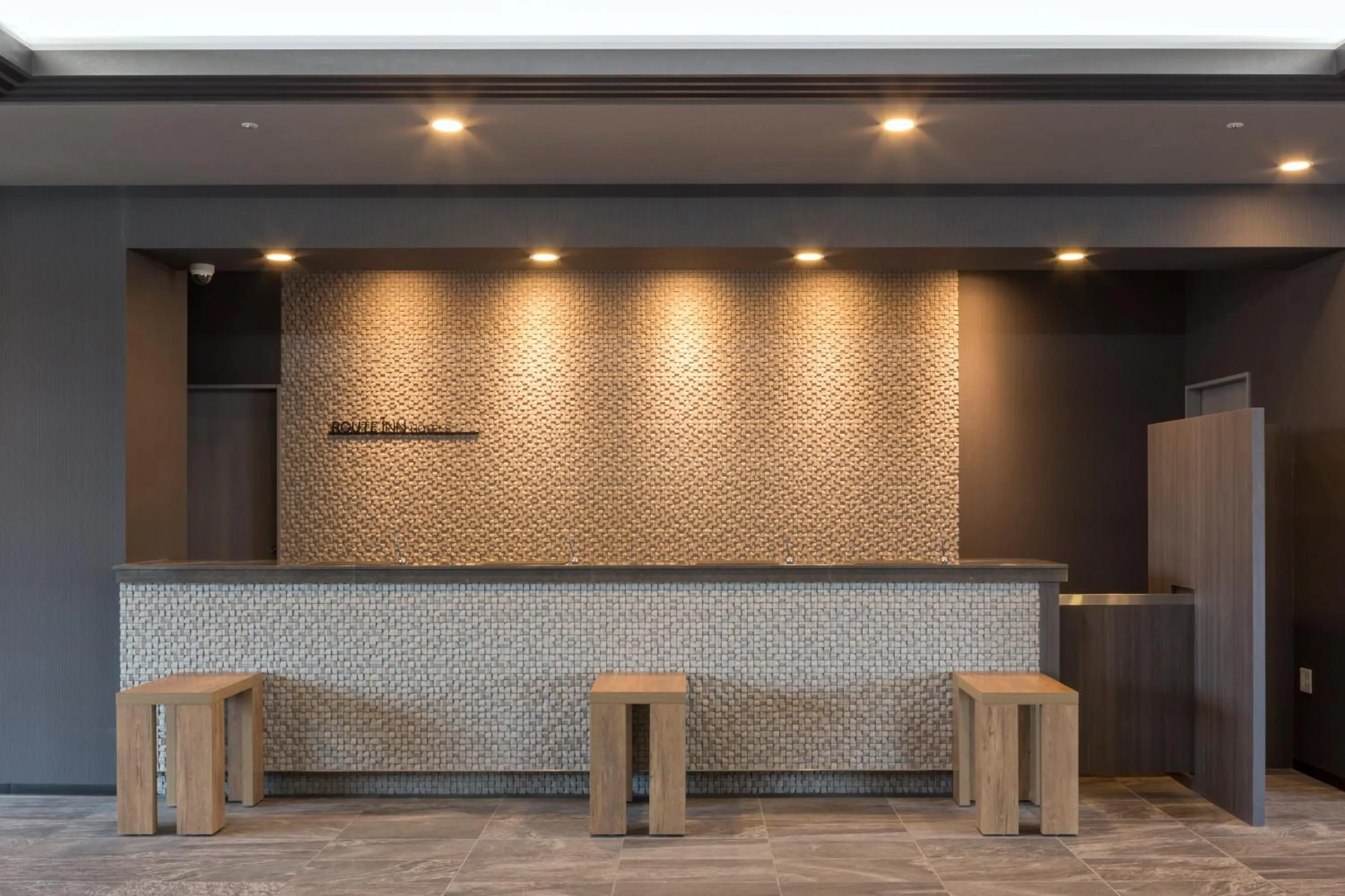 Lobby or reception in Hotel Route-Inn Chiba Hamano -Tokyowangando-