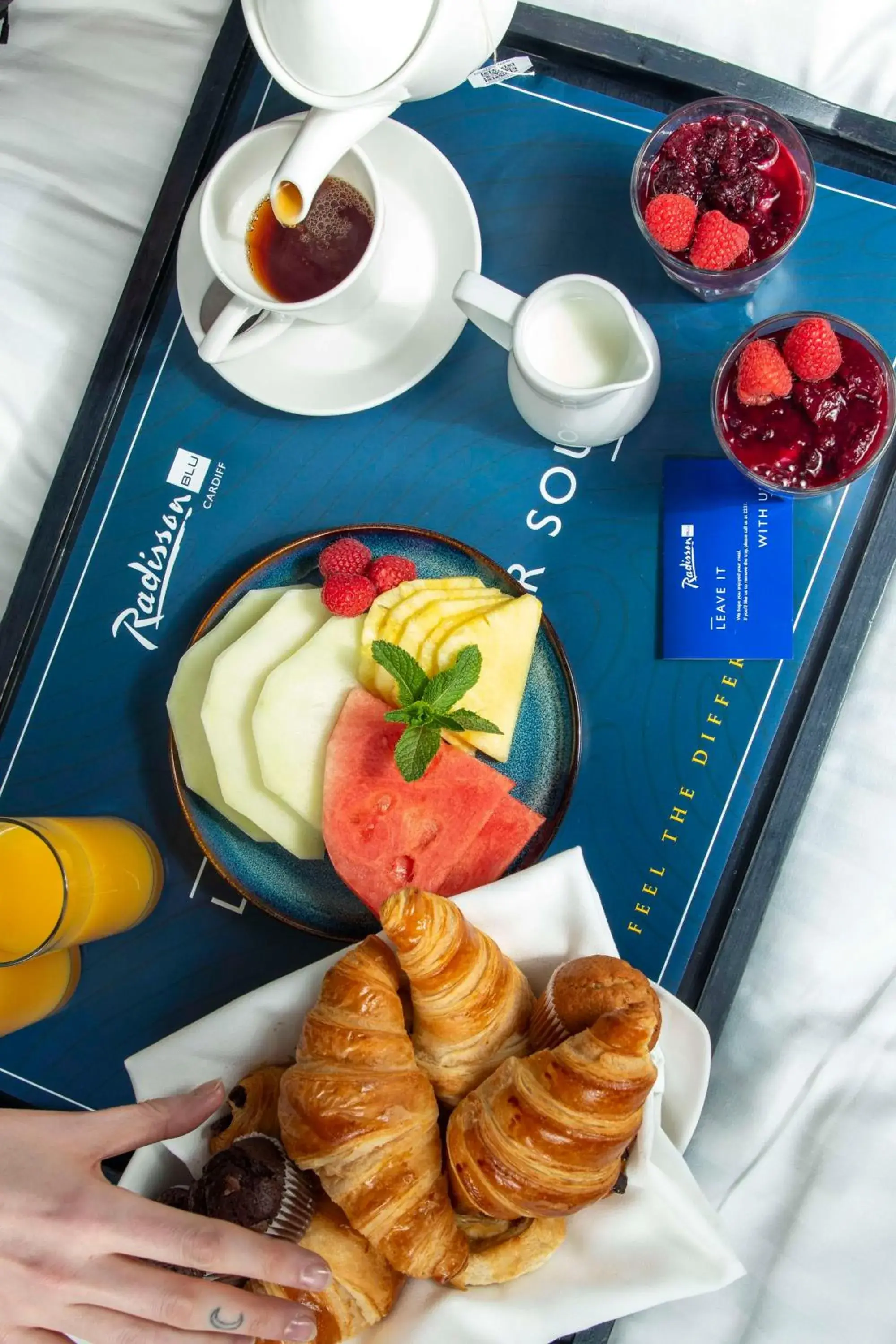 Bedroom in Radisson Blu Hotel, Cardiff Bedroom in Radisson Blu Hotel, Cardiff