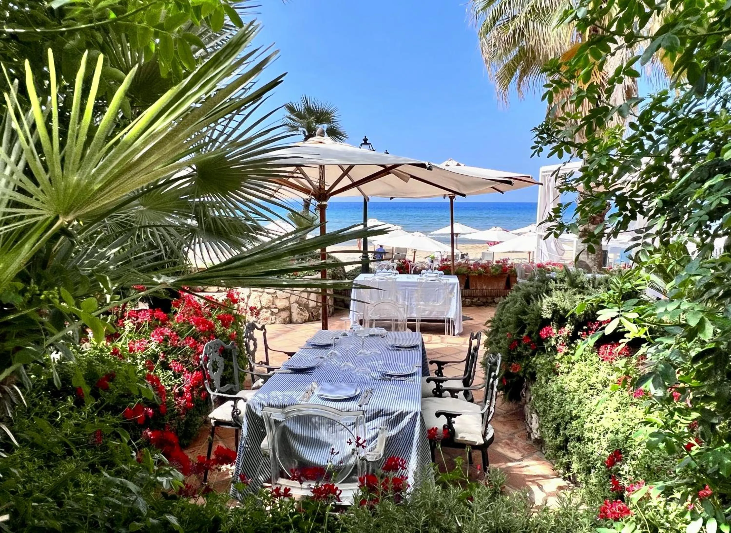 Patio in Aeneas' Landing Resort