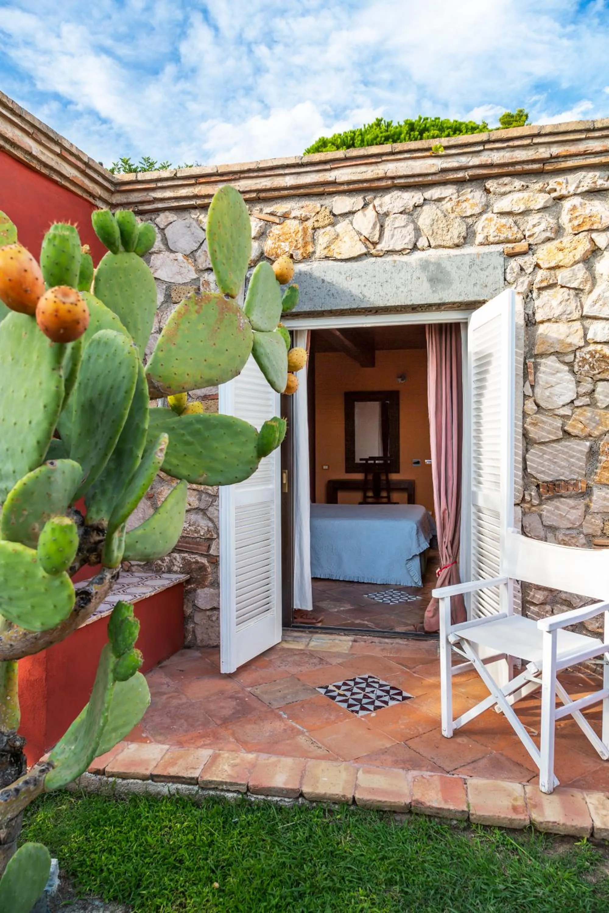 Patio in Aeneas' Landing Resort