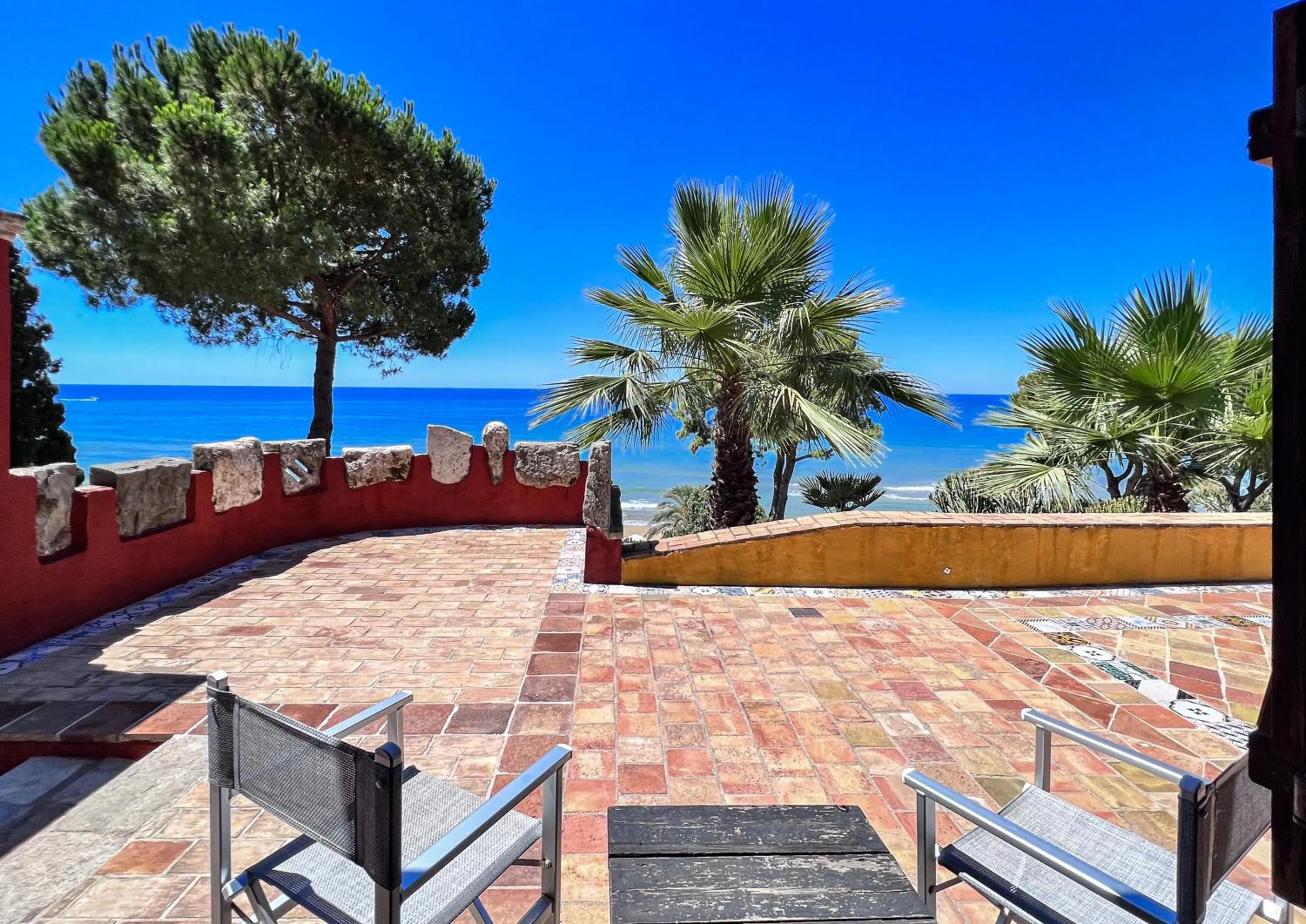 Patio in Aeneas' Landing Resort