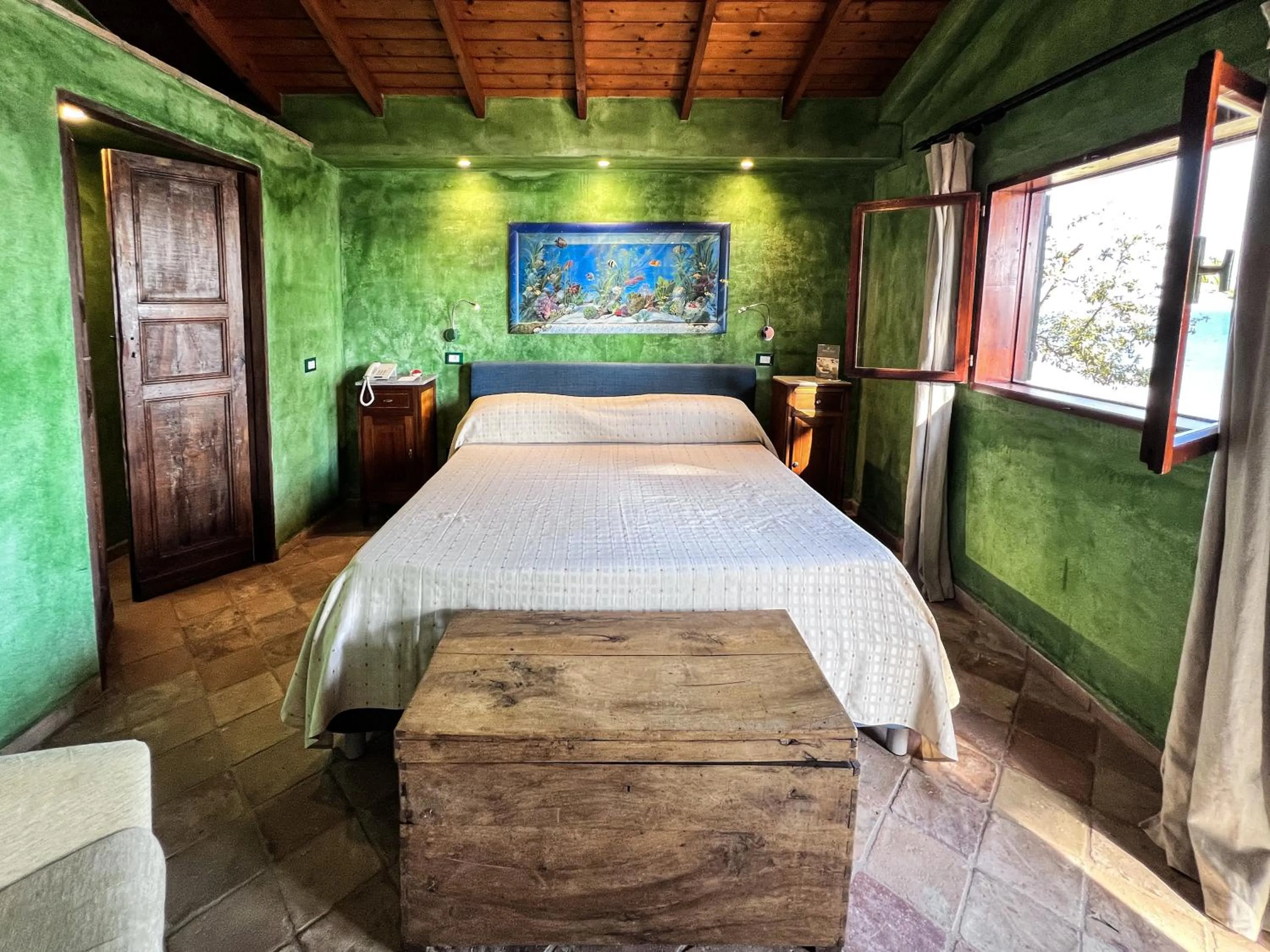 Bed in Aeneas' Landing Resort