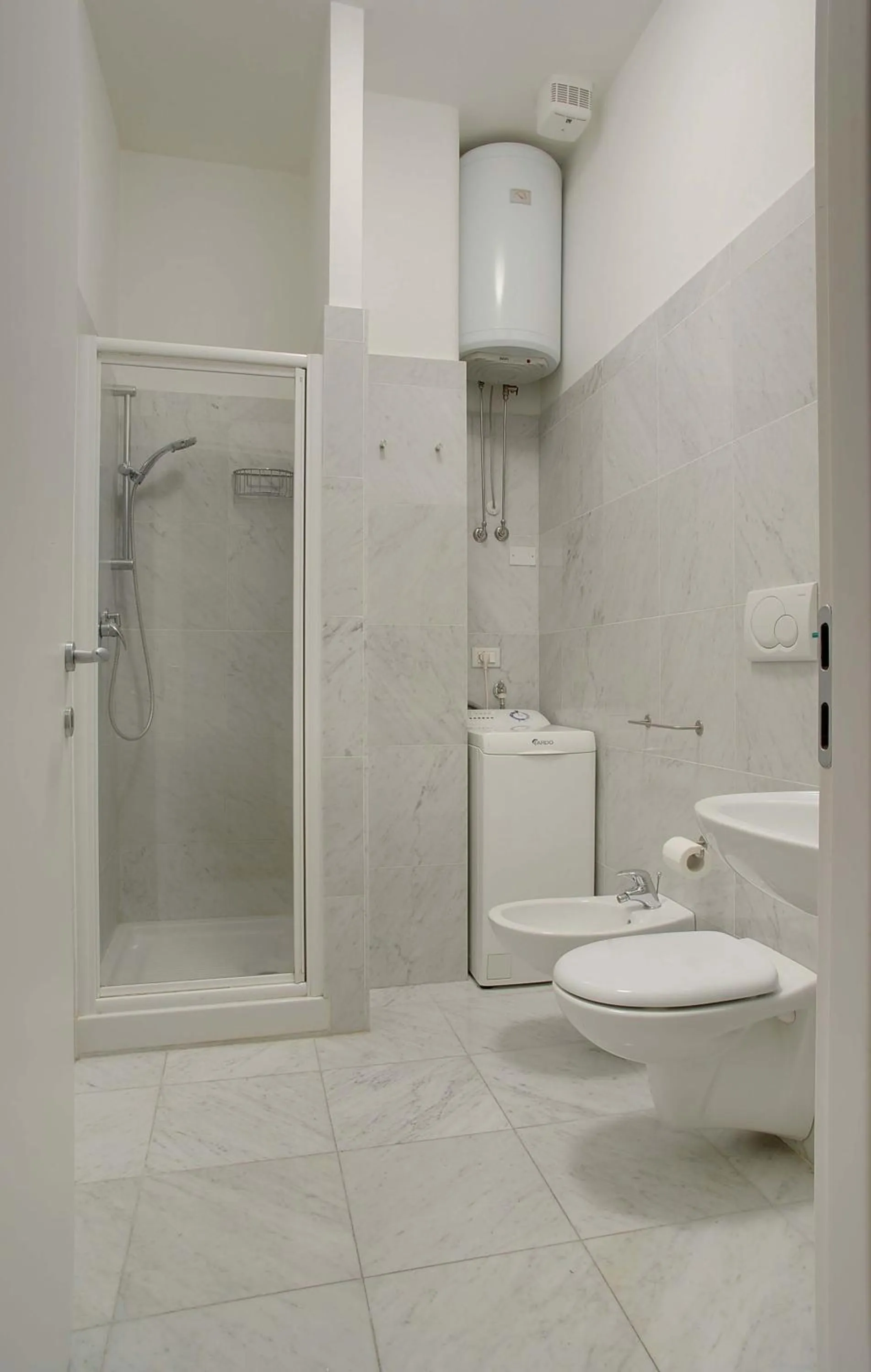 Shower in Milan Apartment Rental