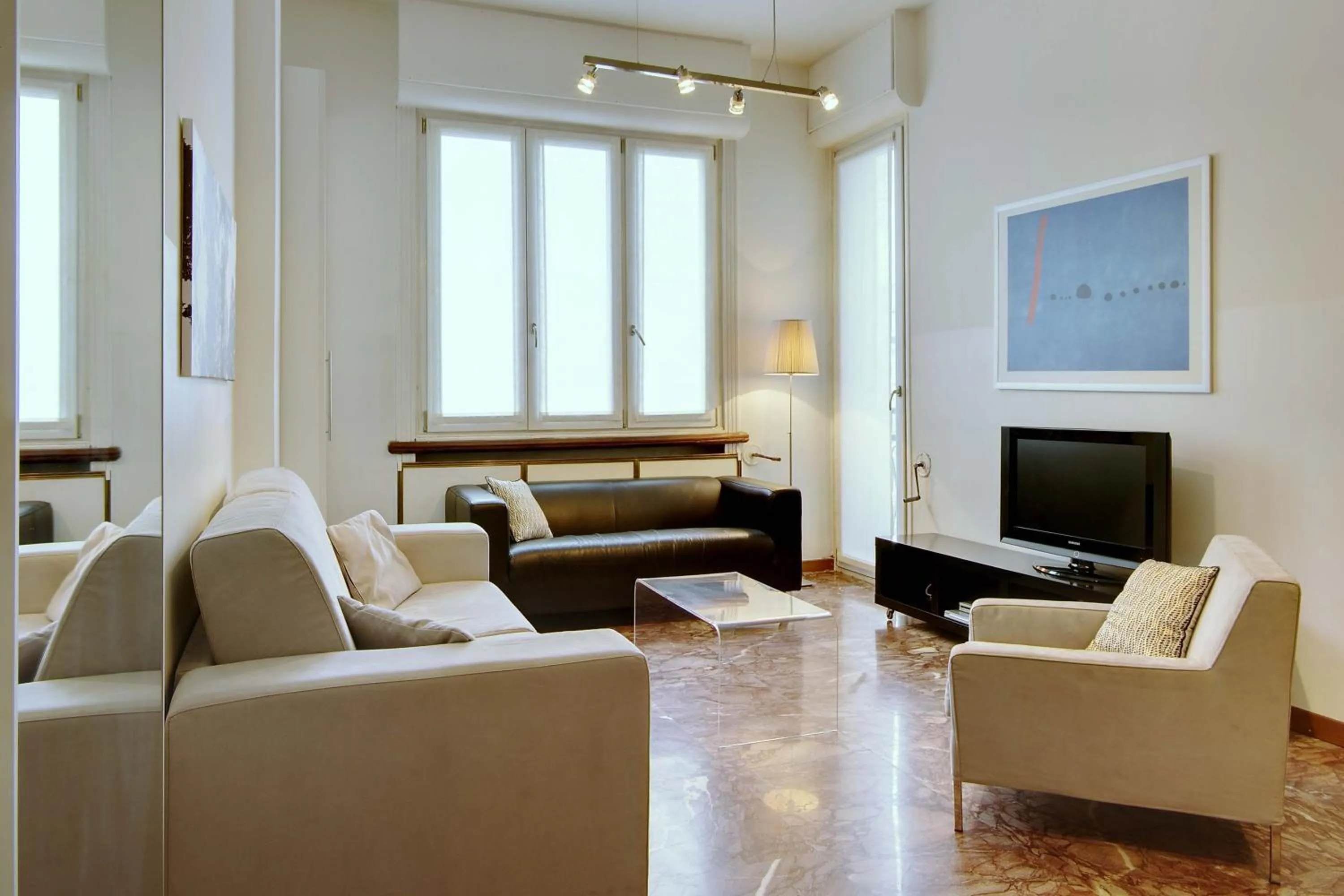 Living room in Milan Apartment Rental