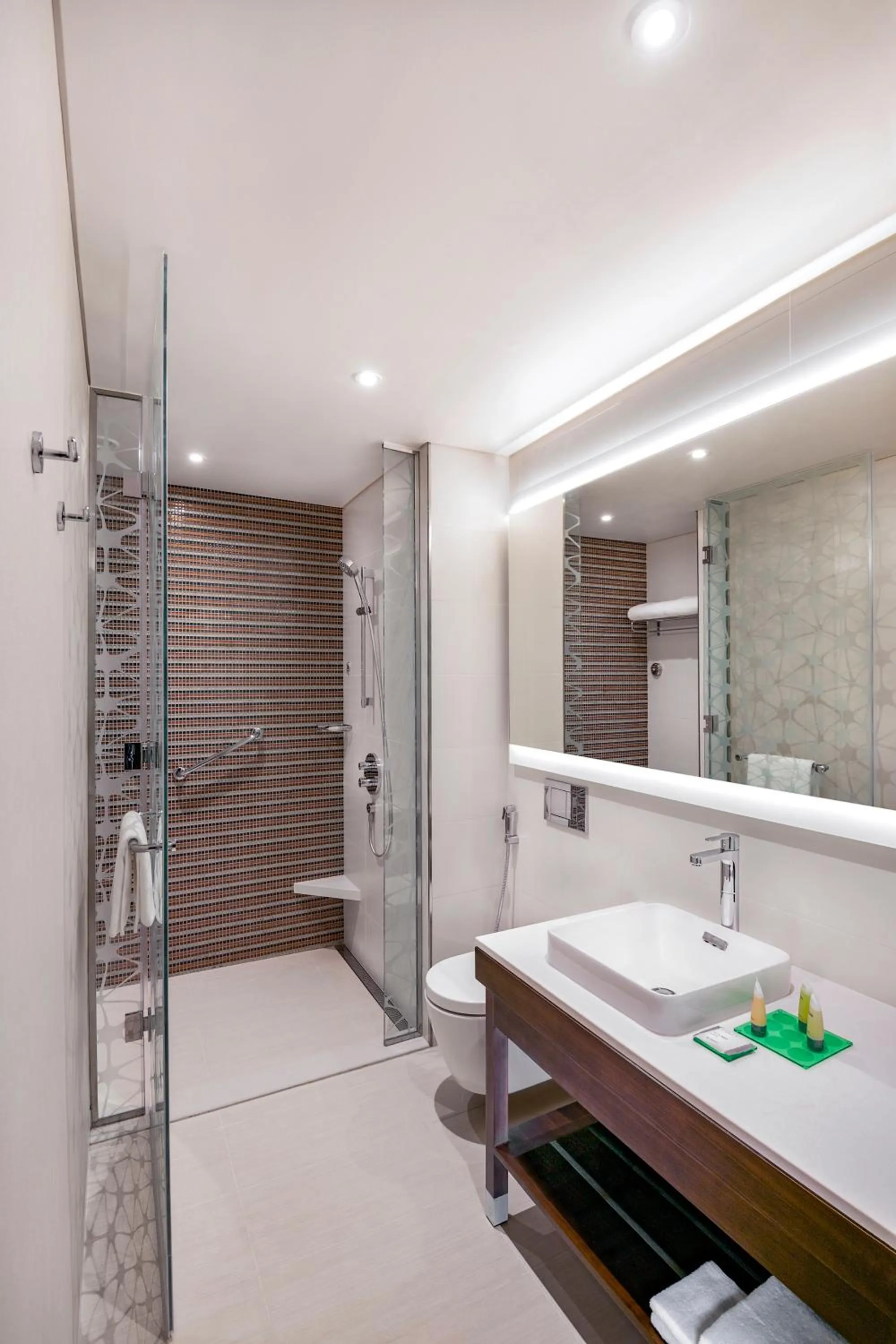Shower in Hyatt Place Dubai Wasl District Residences