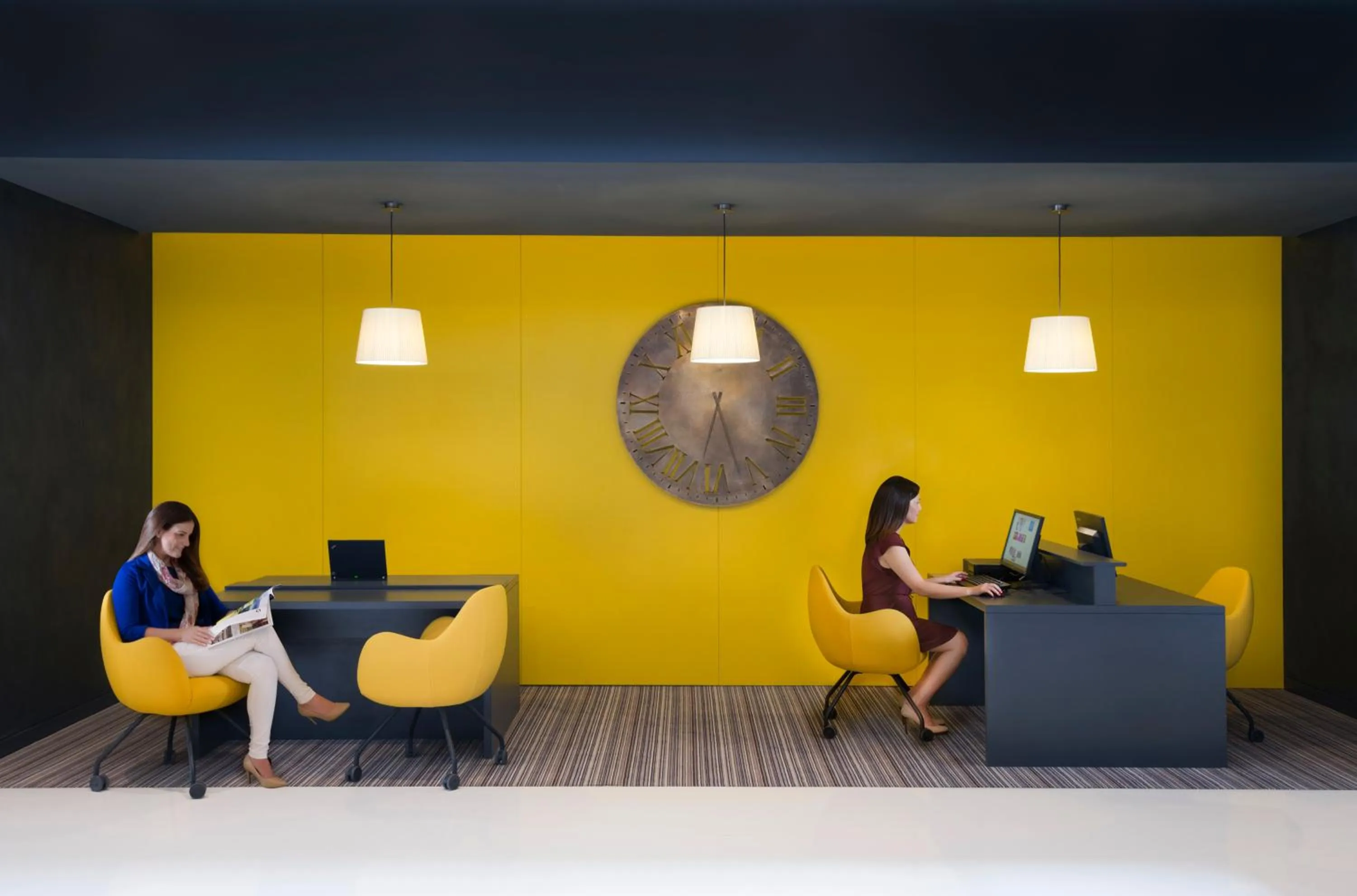 Lobby or reception in Hyatt Place Dubai Wasl District Residences