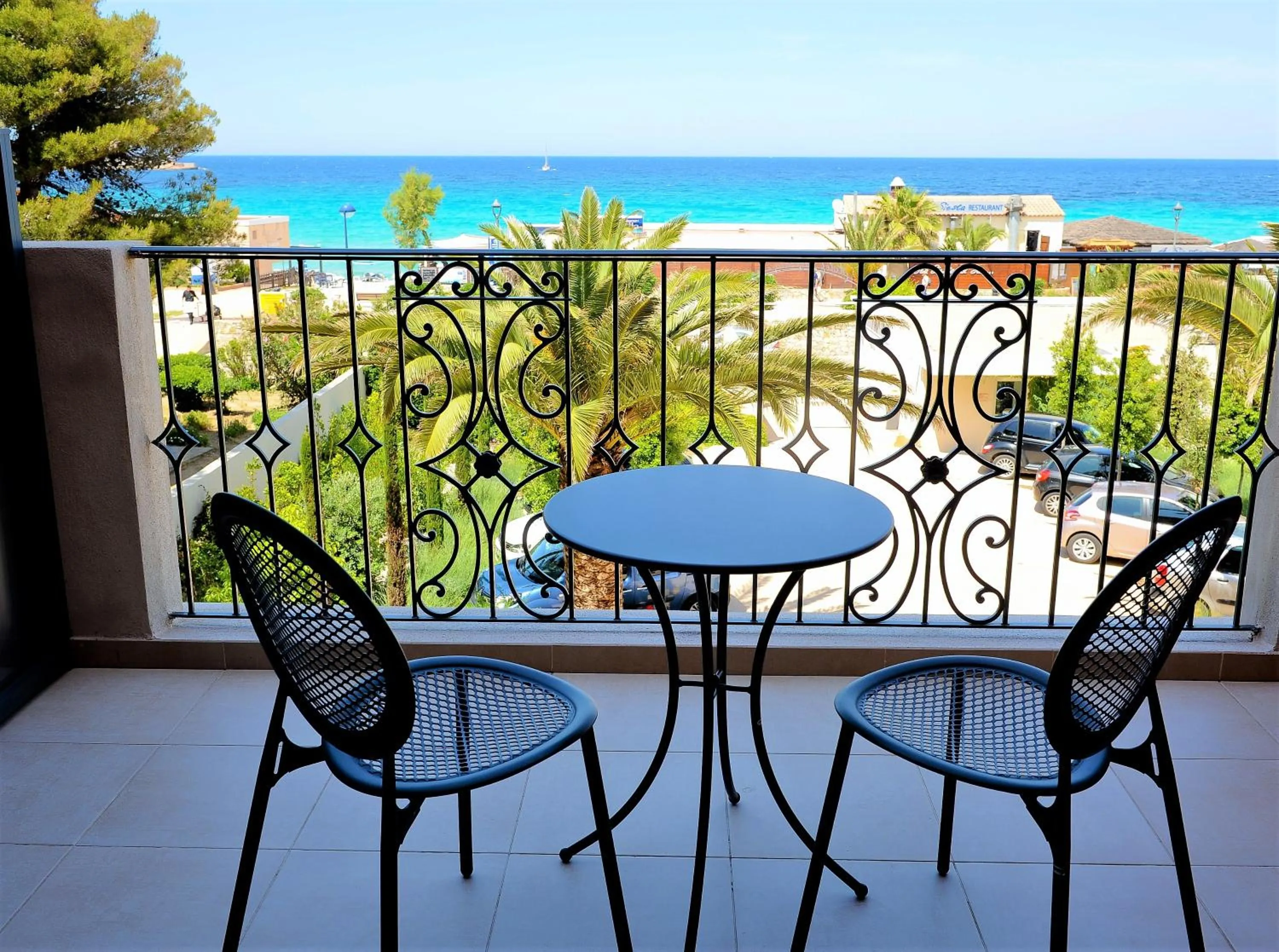 Balcony/Terrace in Hôtel Liberata & Spa