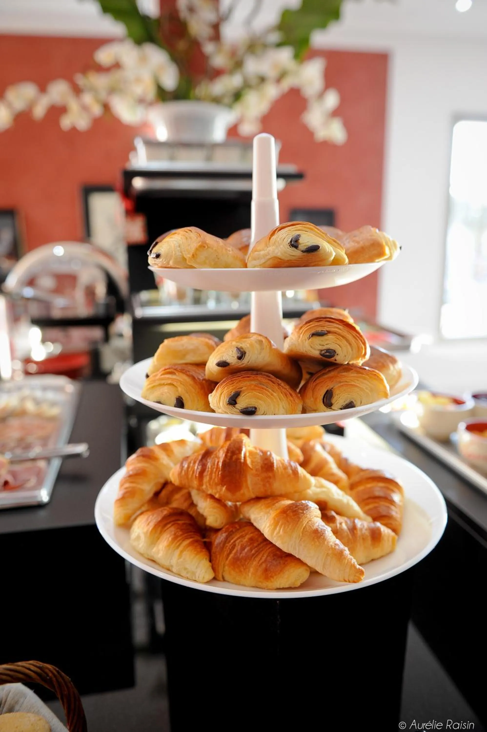 Buffet breakfast in Hôtel Liberata & Spa