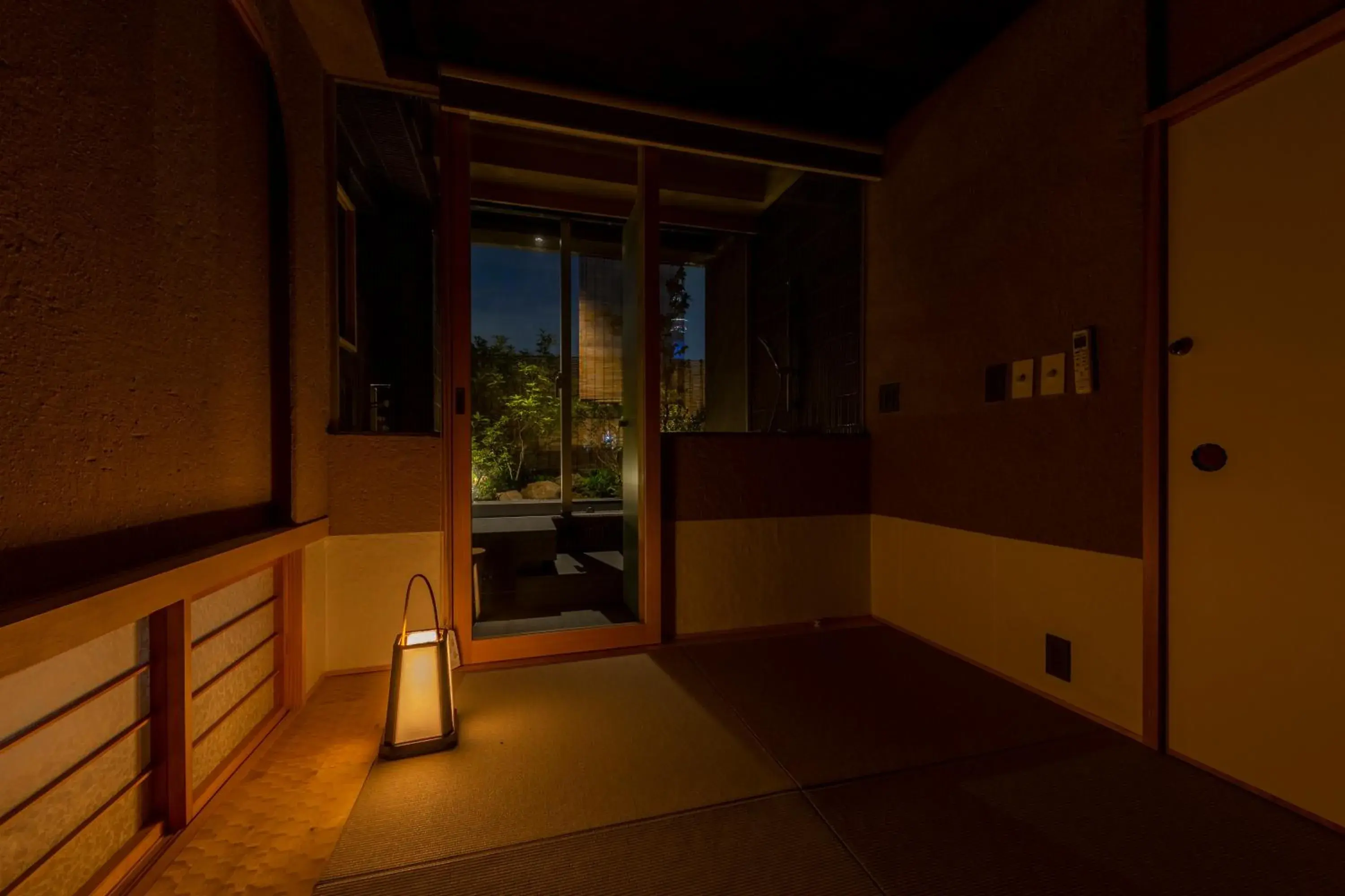 Japanese-Style Twin Room with Open Air Bath - single occupancy in cyashitsu ryokan asakusa Japanese-Style Twin Room with Open Air Bath - single occupancy in cyashitsu ryokan asakusa