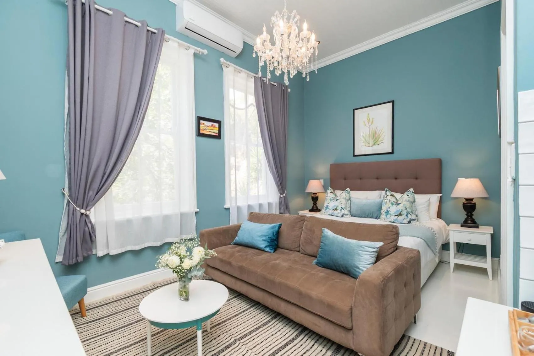 Bed in The Willets Boutique Hotel