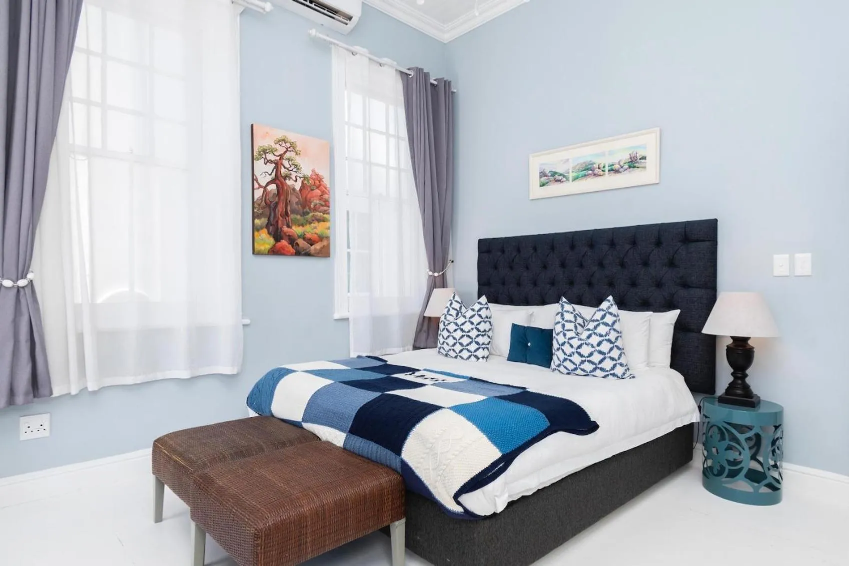 Bed in The Willets Boutique Hotel