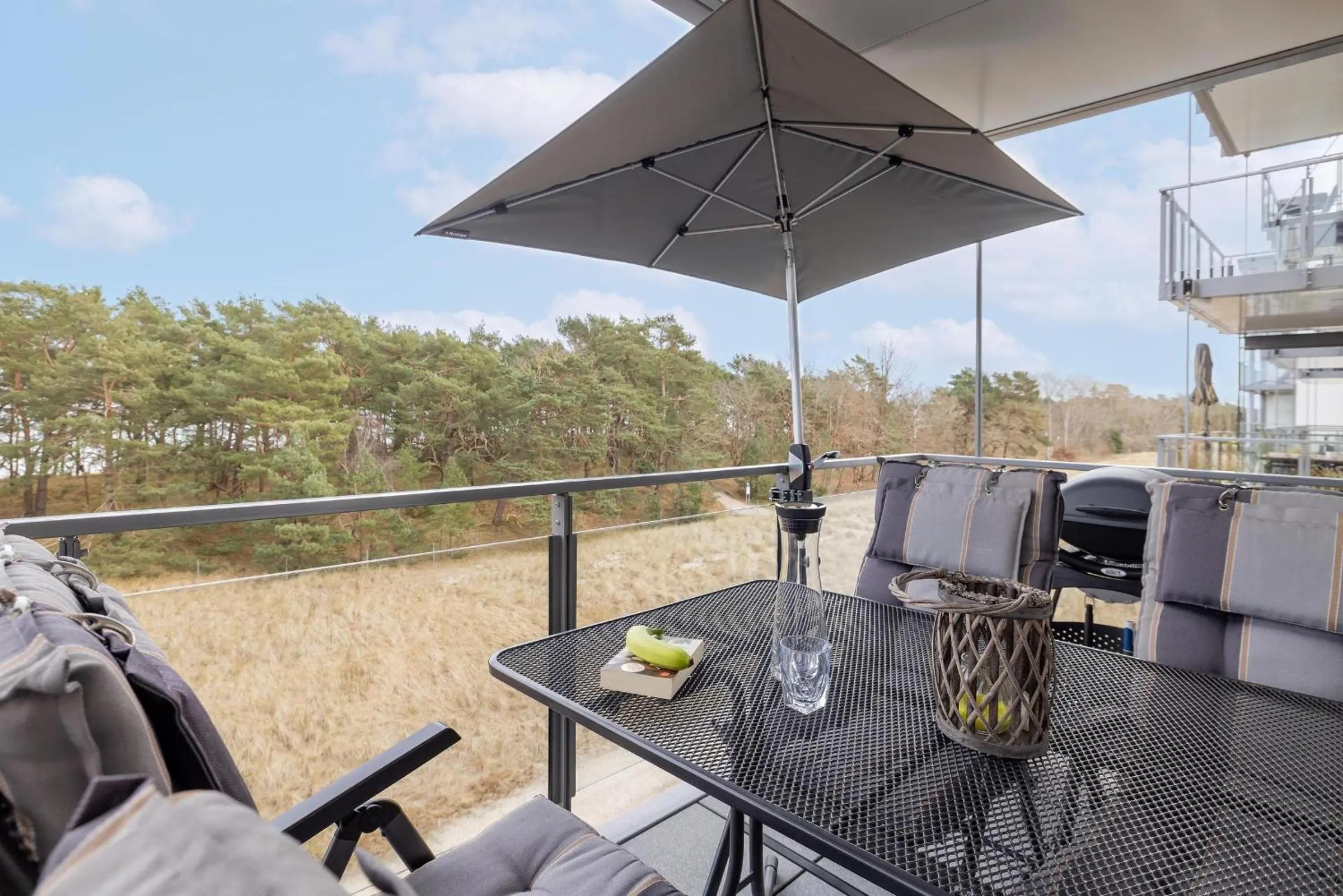 Prora - Apartment mit Meerblick und Strandkorb am Strand - Dünenblick