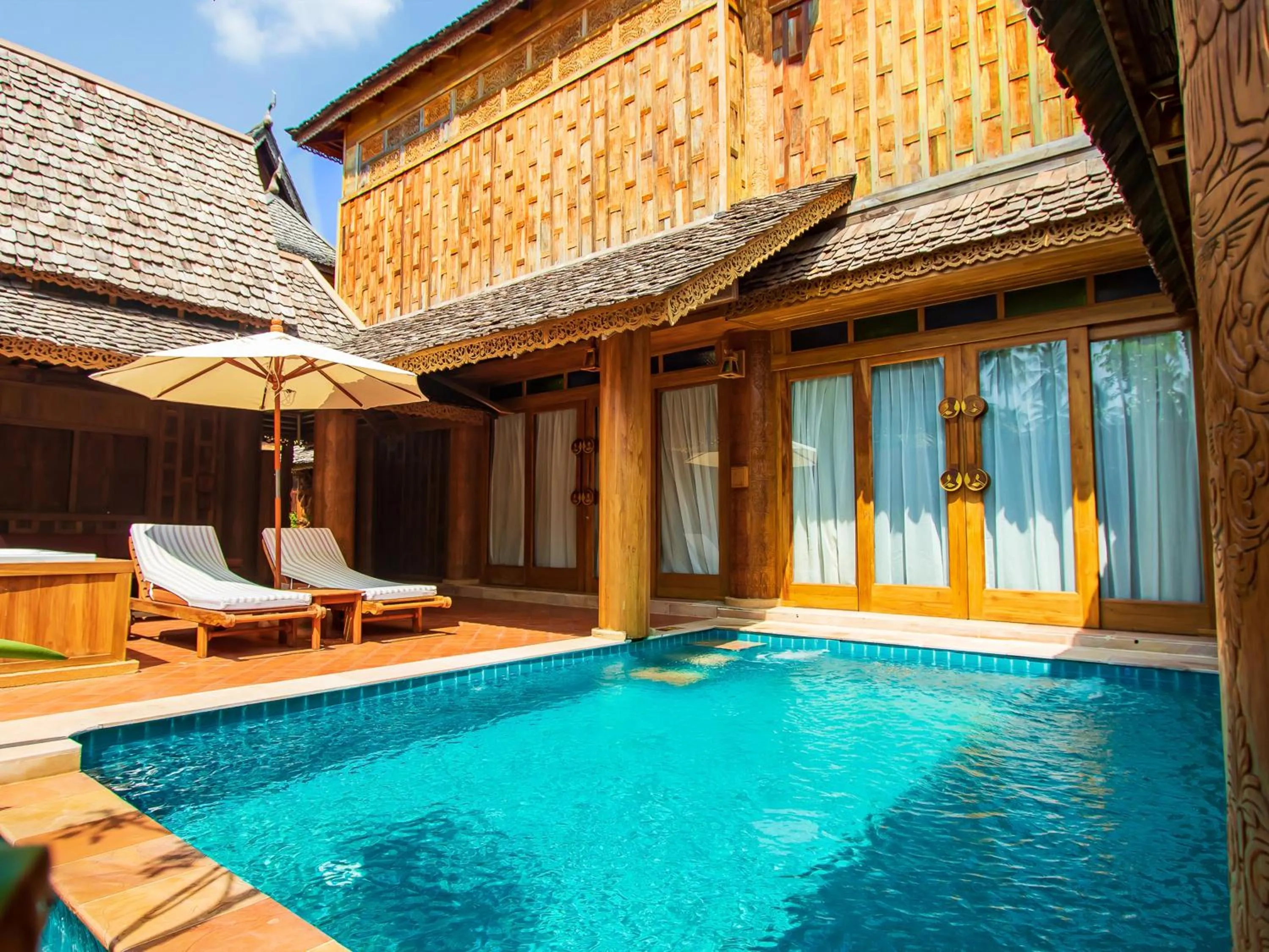 Pool view in Santhiya Phuket Natai Resort & Spa