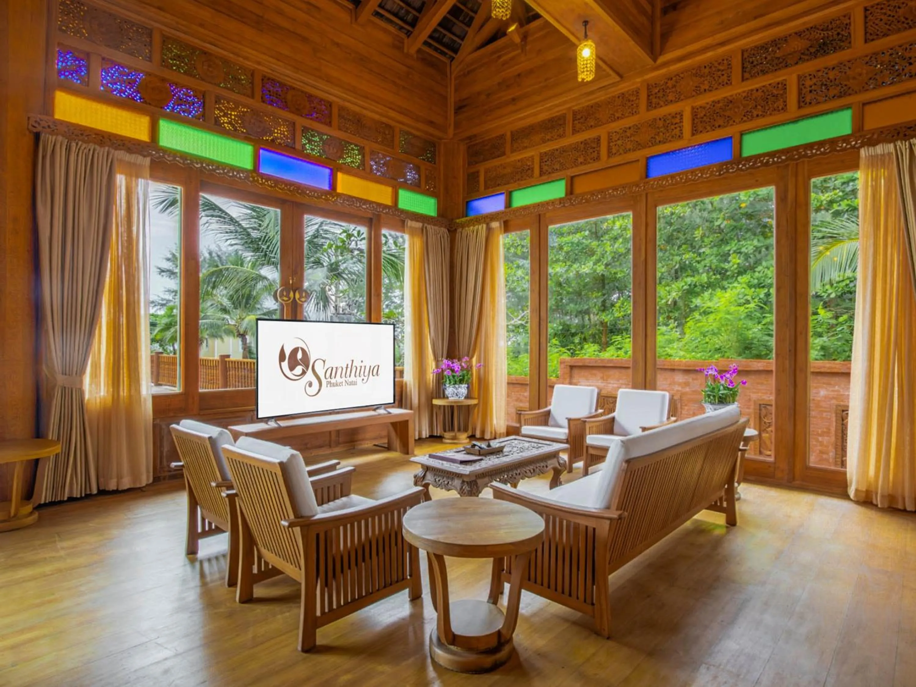 Seating area in Santhiya Phuket Natai Resort & Spa