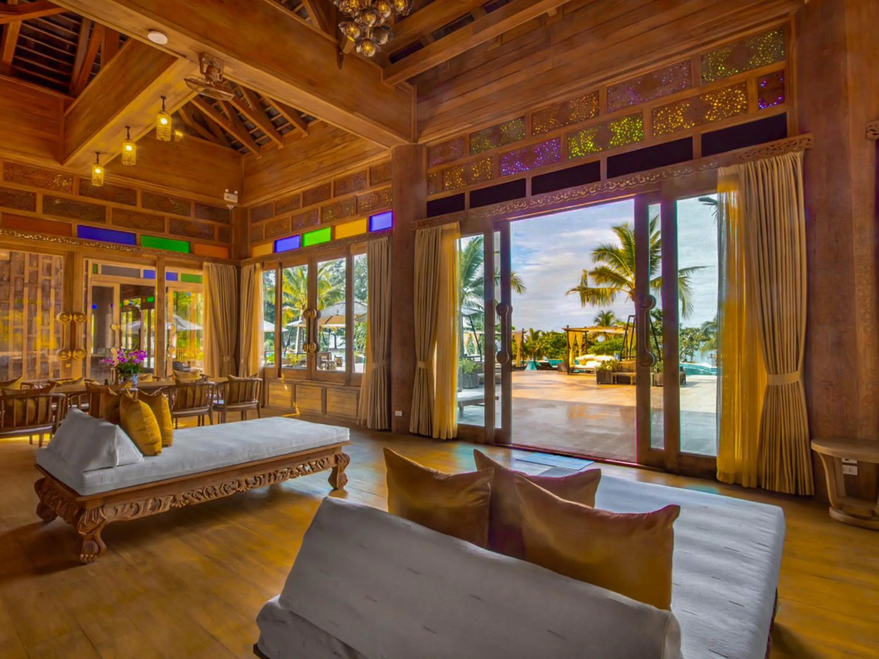 Pool view in Santhiya Phuket Natai Resort & Spa