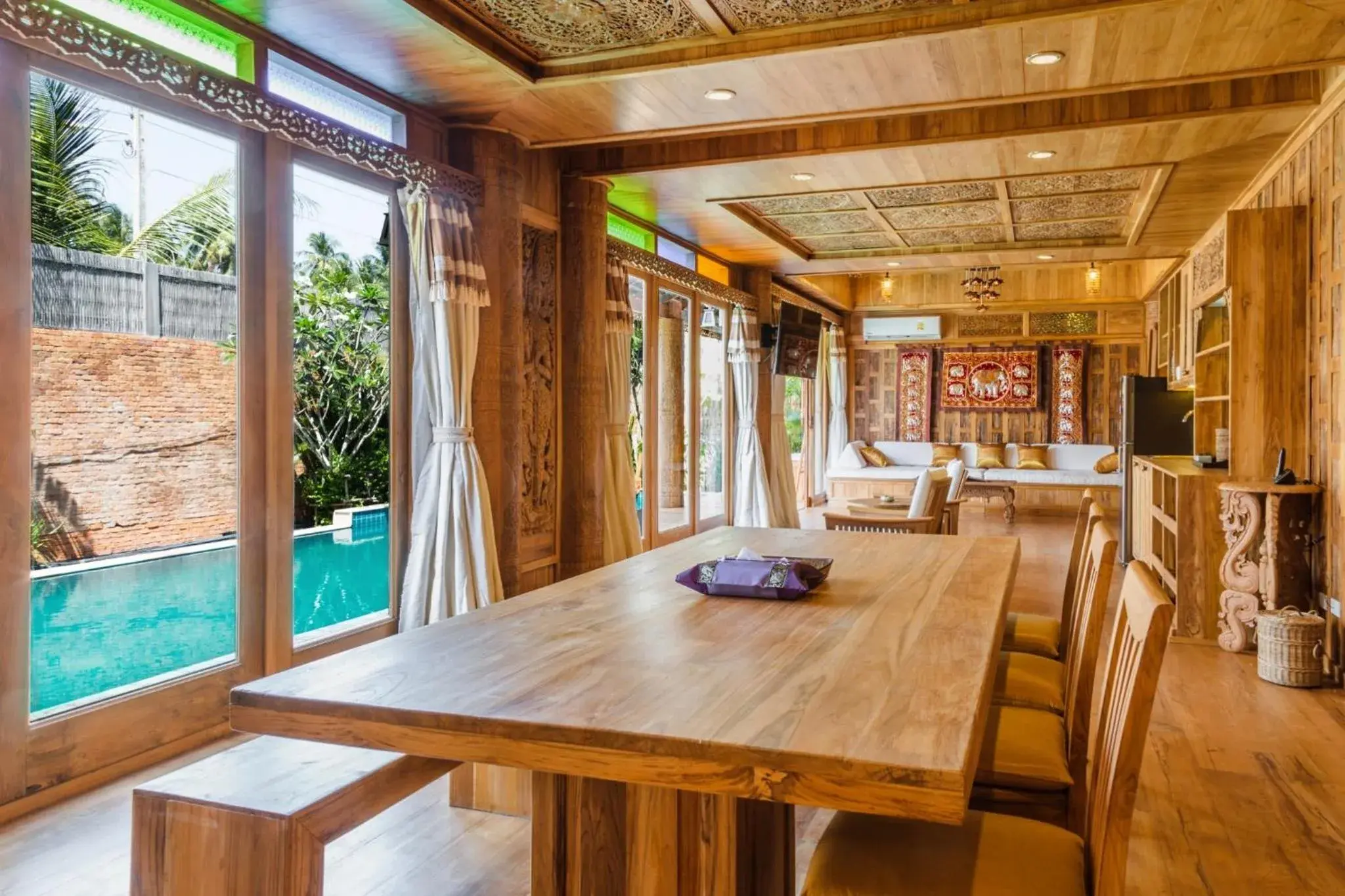 Living room in Santhiya Phuket Natai Resort & Spa Living room in Santhiya Phuket Natai Resort & Spa