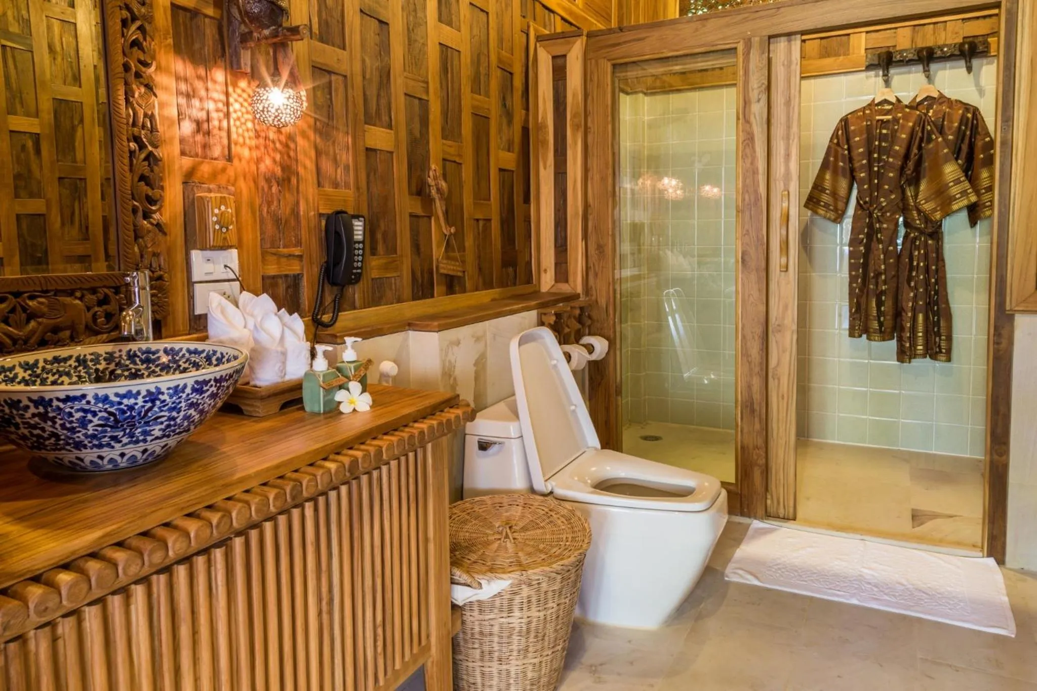 Shower in Santhiya Phuket Natai Resort & Spa