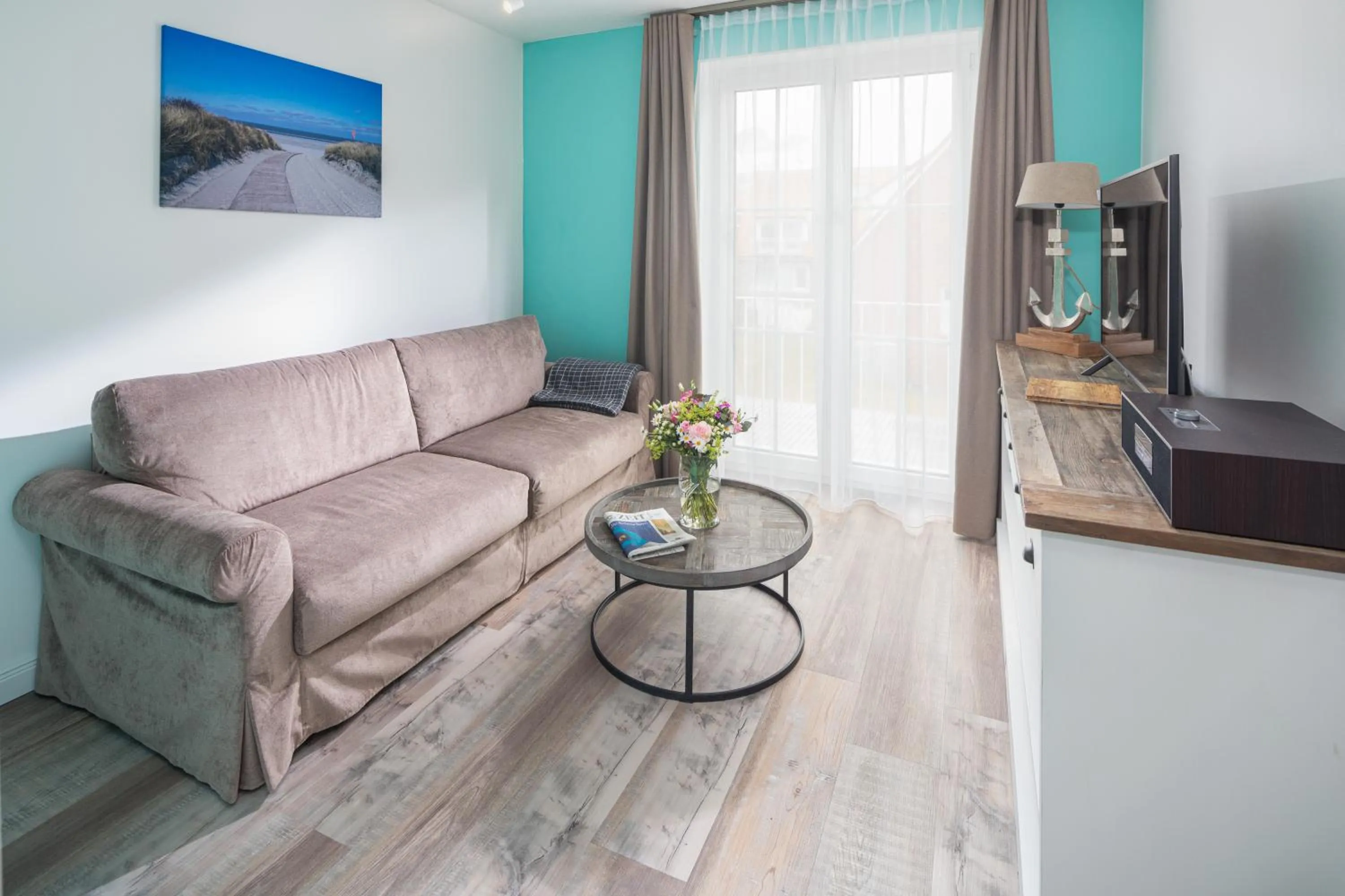 Living room in Heimathafen Juist