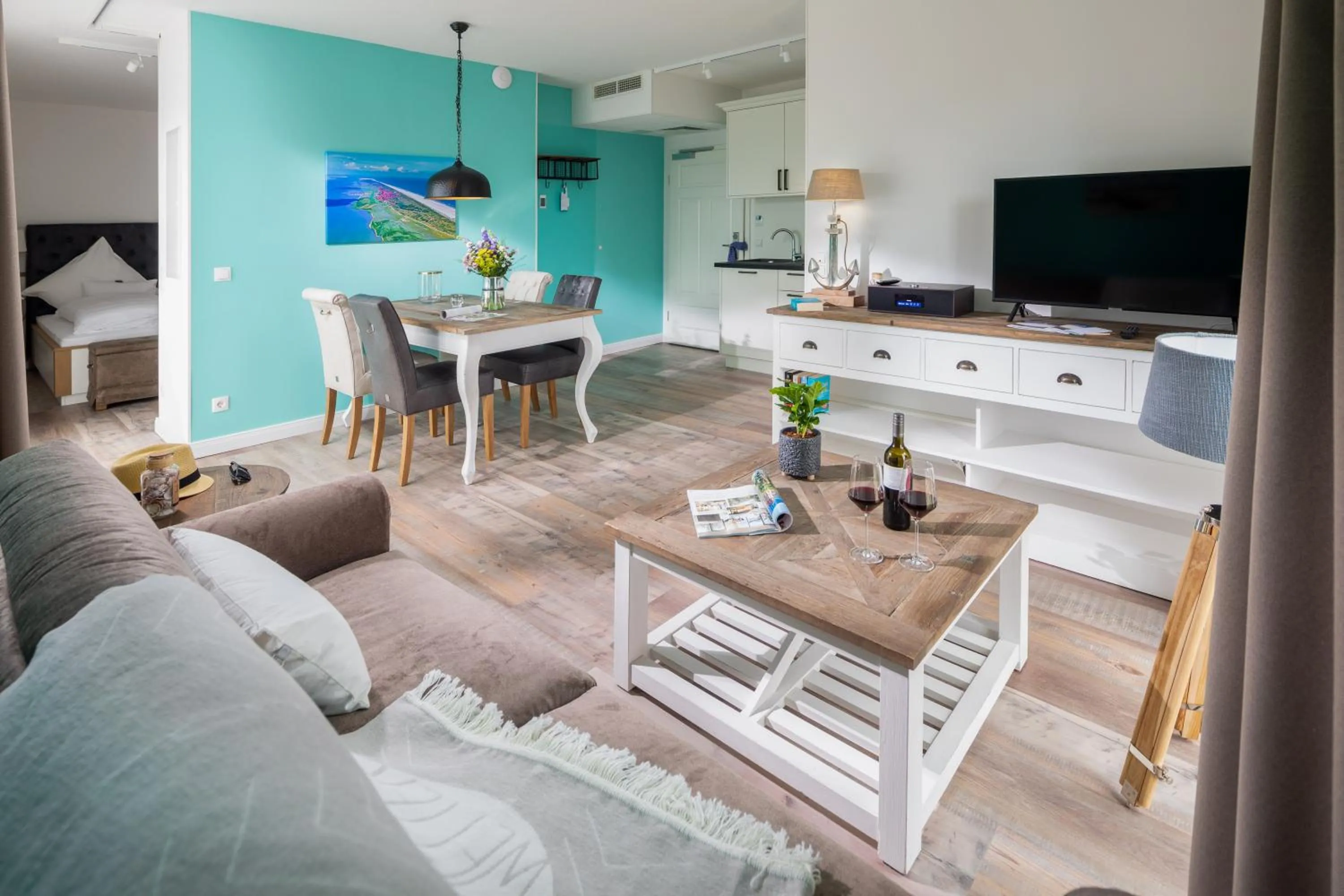 Living room in Heimathafen Juist