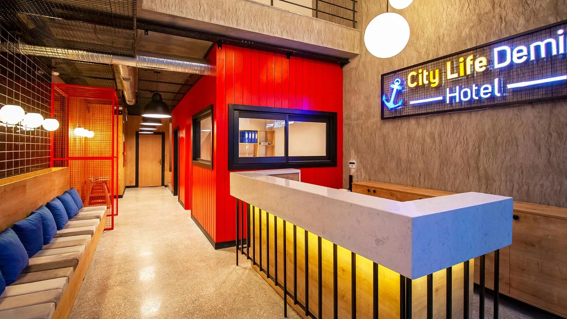Lobby or reception in City Life Demir Hotel
