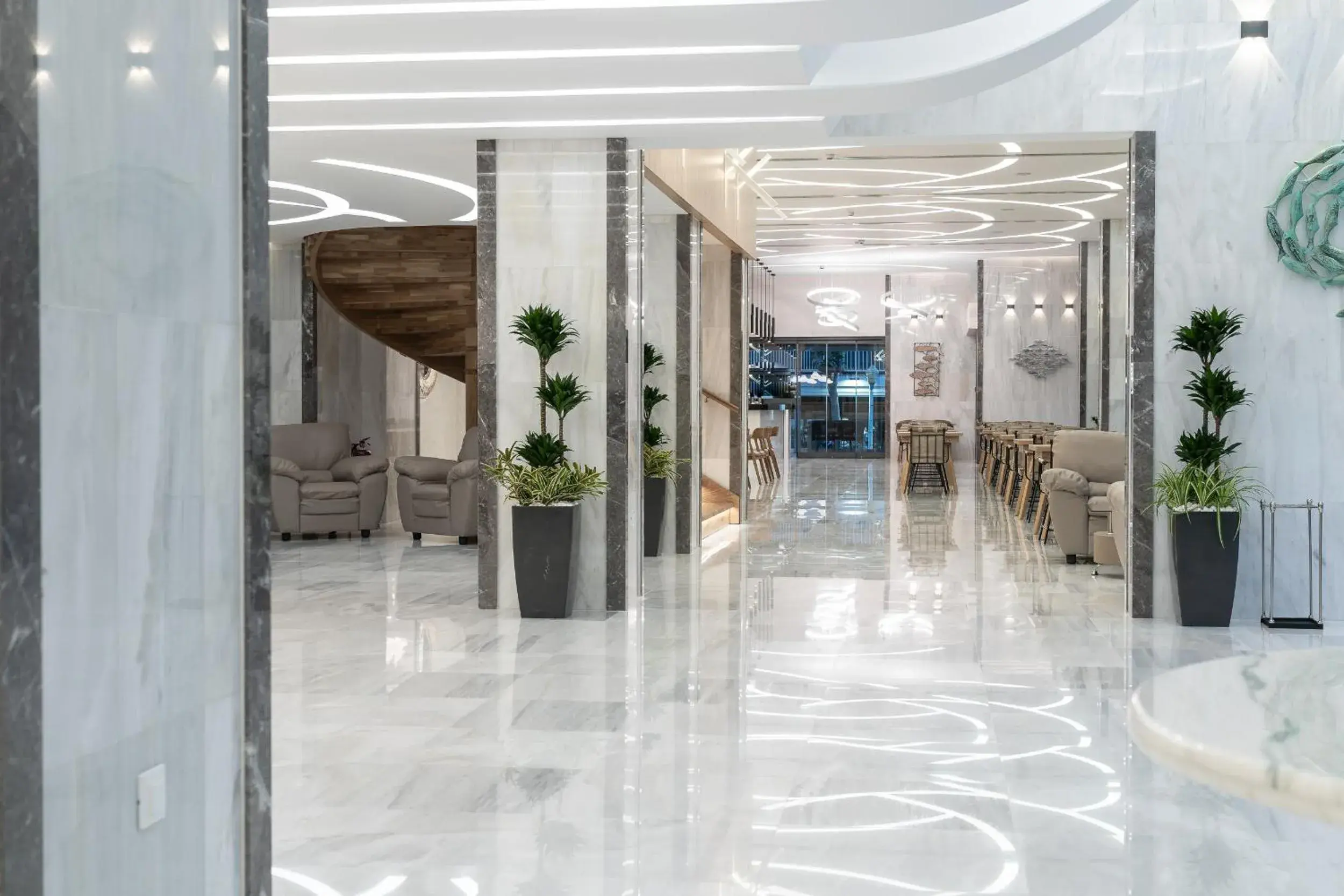 Living room in Rhodos Horizon City-Adults Only Living room in Rhodos Horizon City-Adults Only