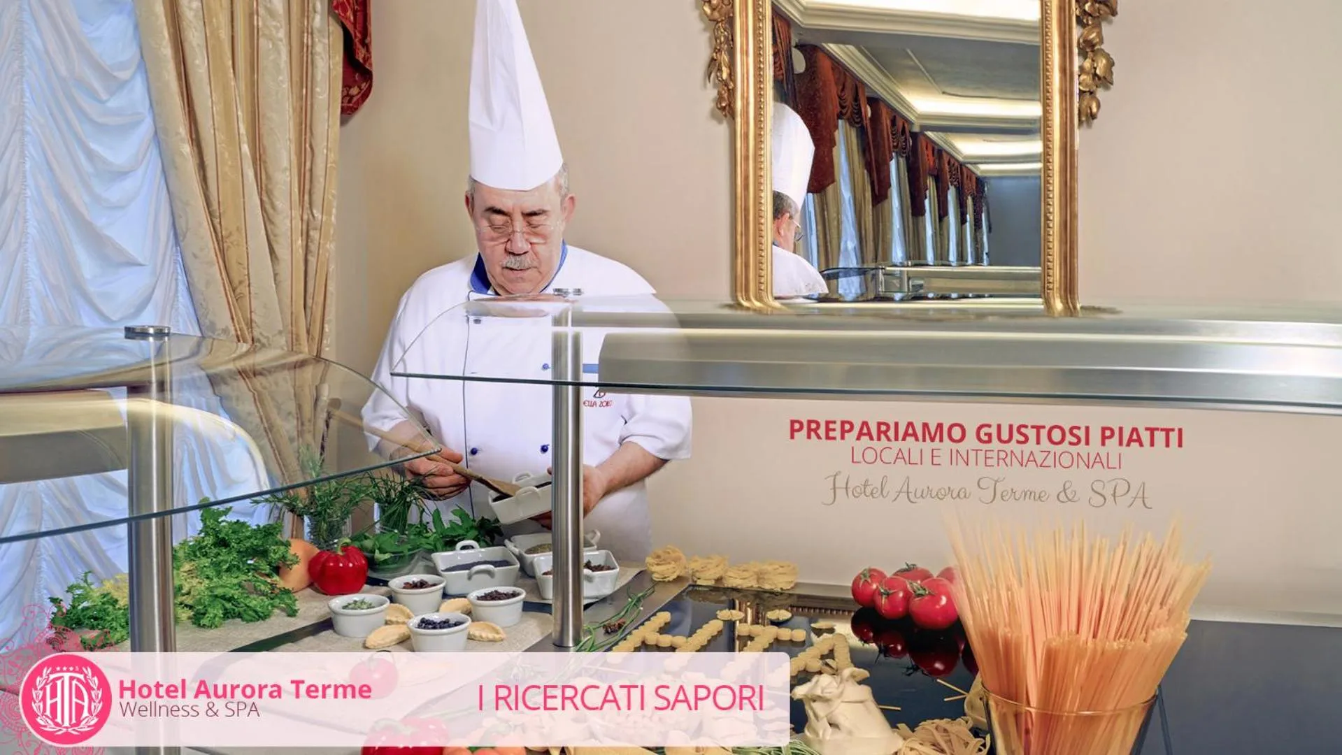 Restaurant/places to eat in Hotel Aurora Terme